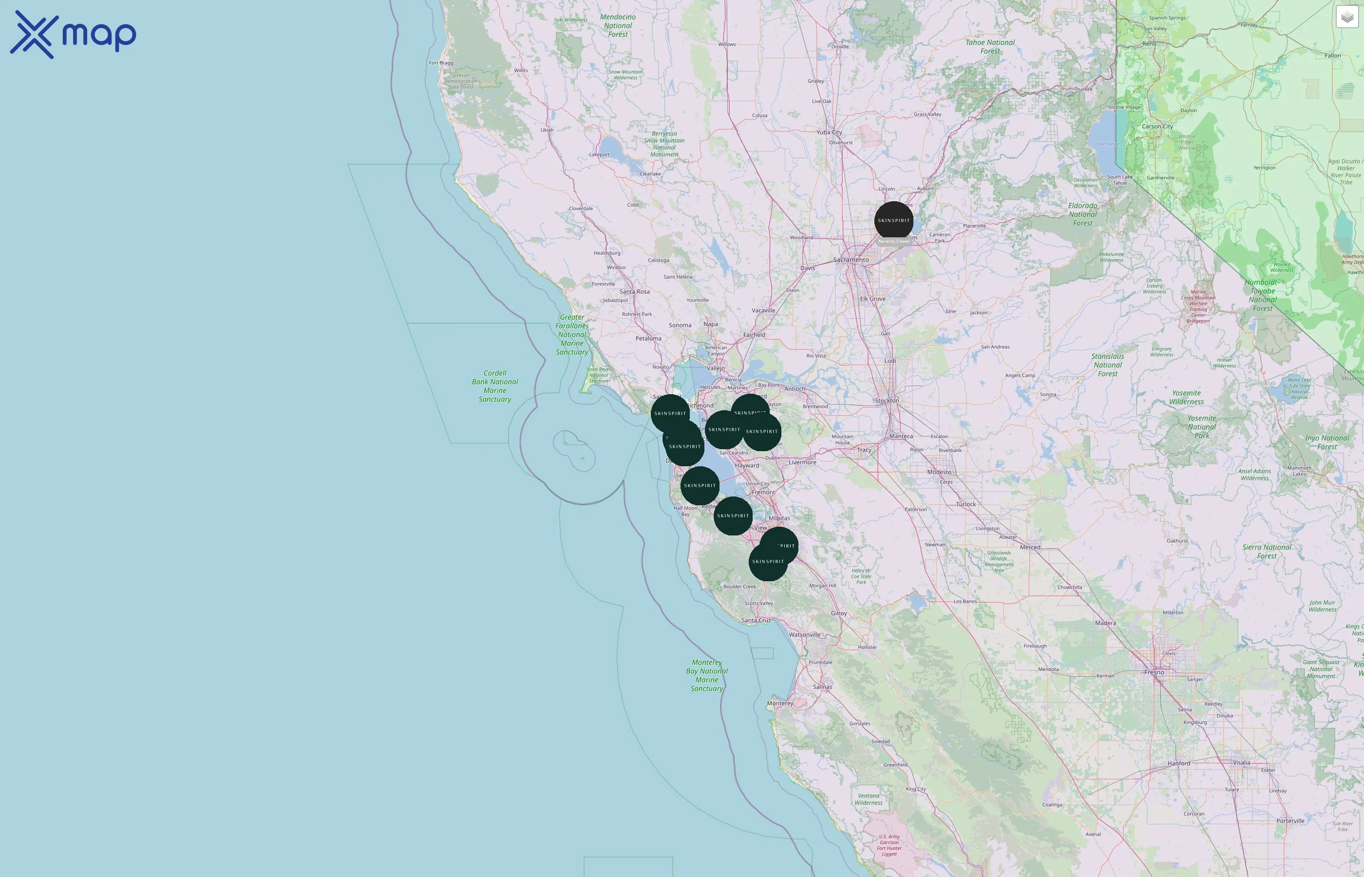 SkinSpirit street hotspots
