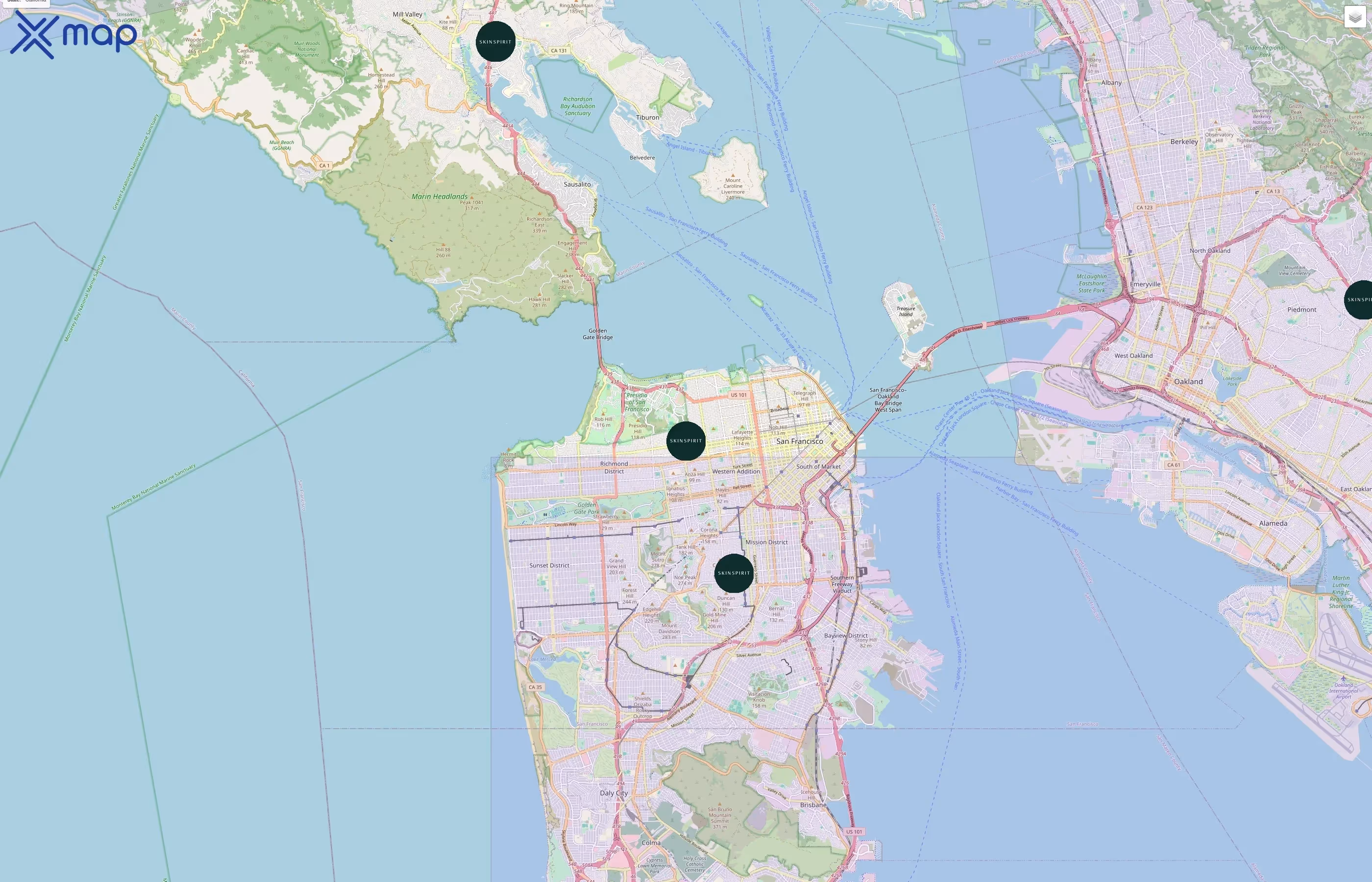 SkinSpirit traffic data