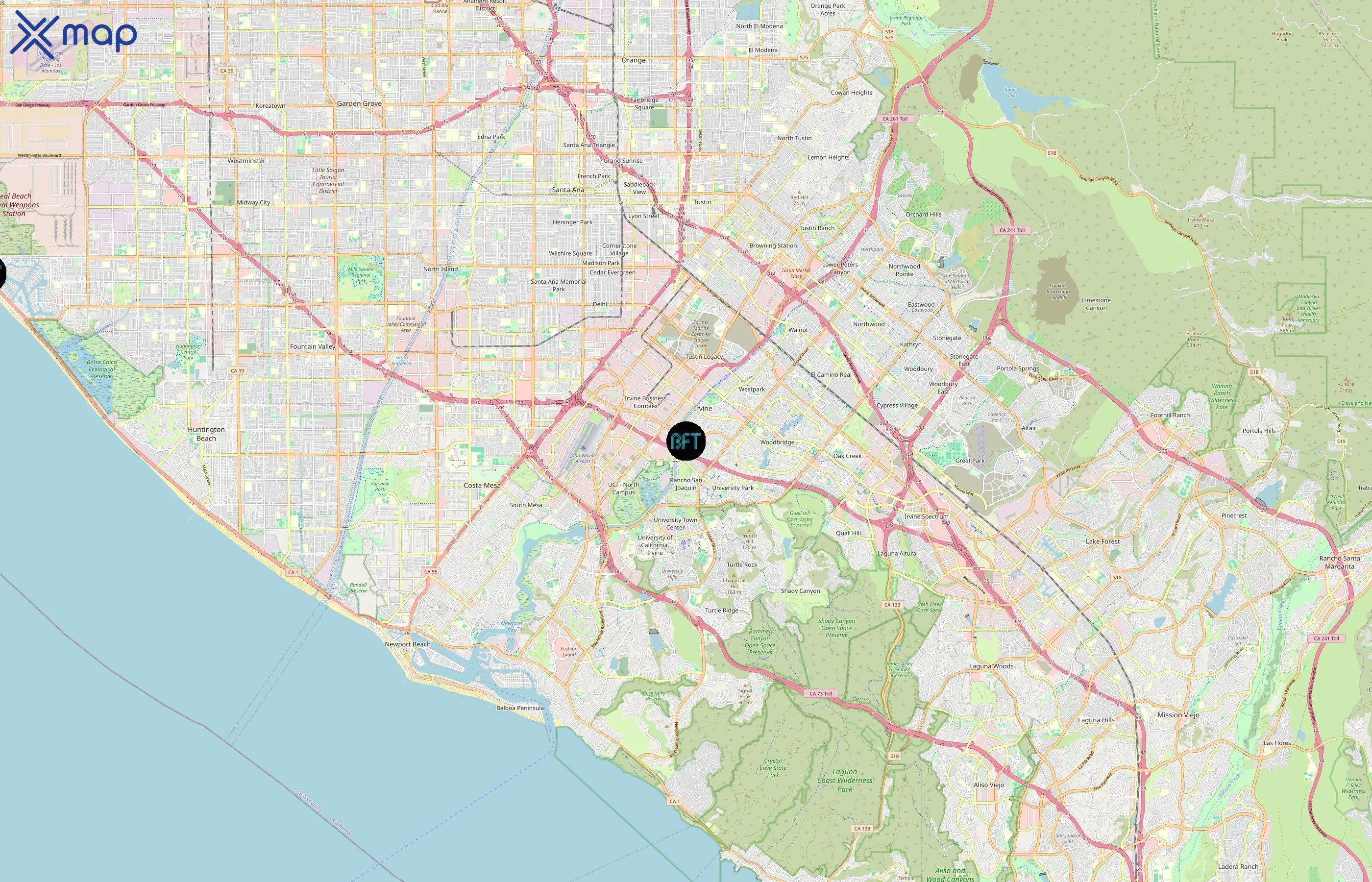 Body Fit Training area coverage