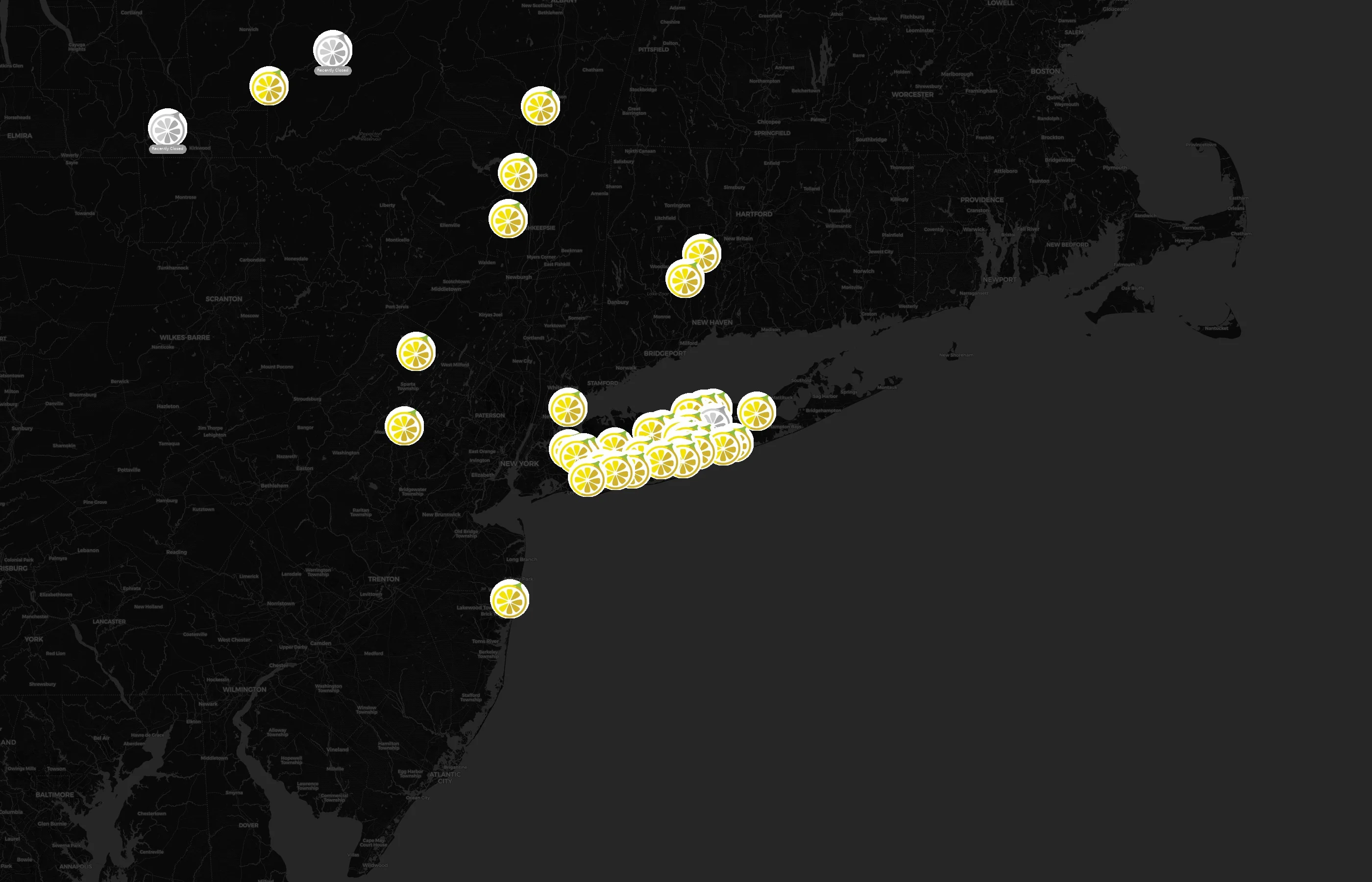 Lemon Tree city distribution