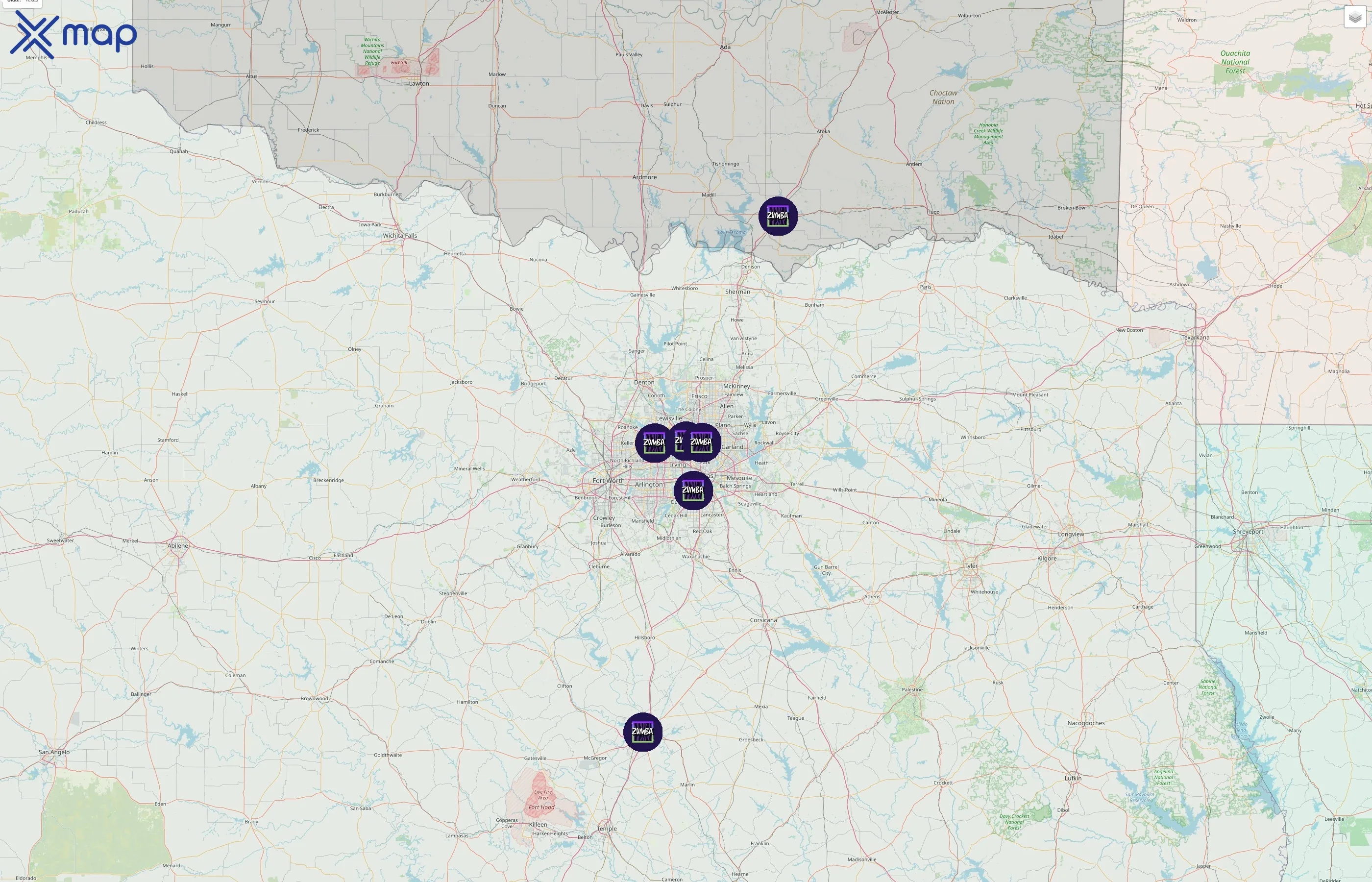Zumba Fitness street hotspots