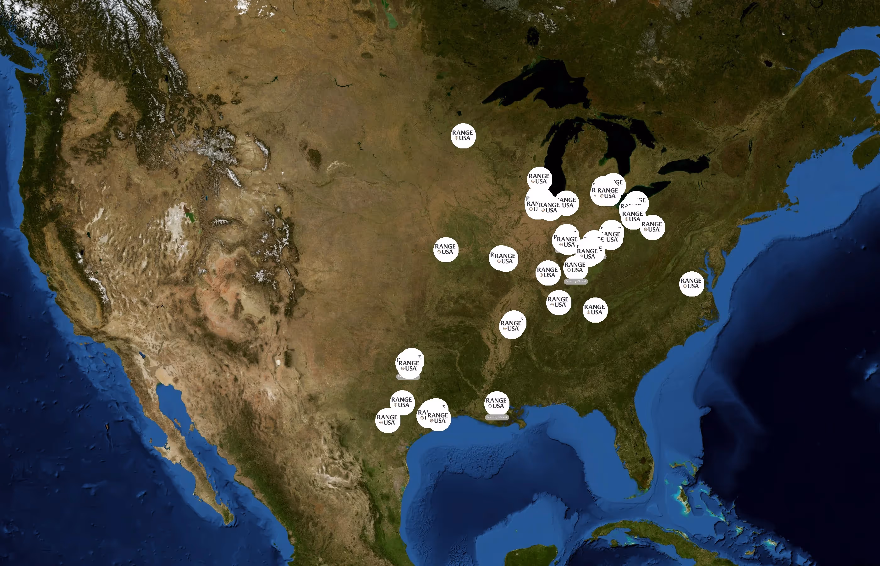 Range USA state distribution