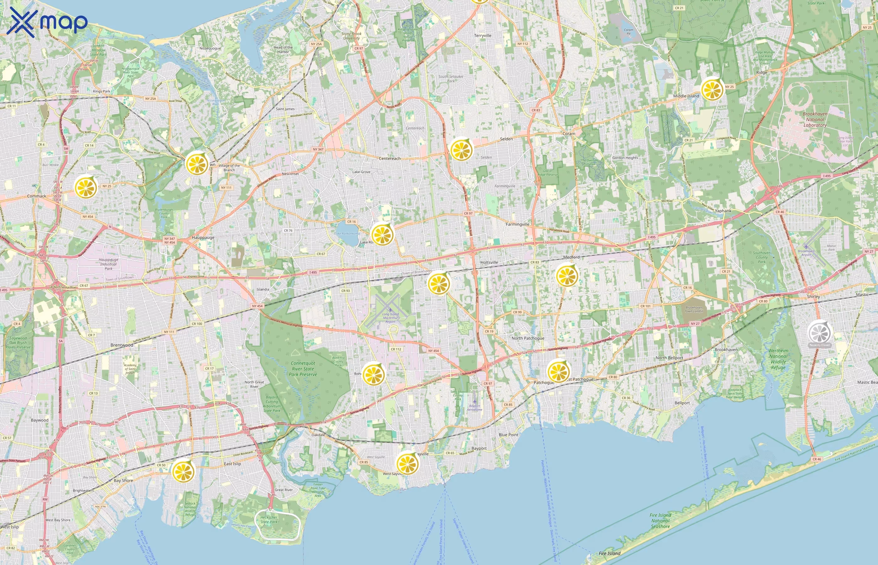 Lemon Tree area coverage