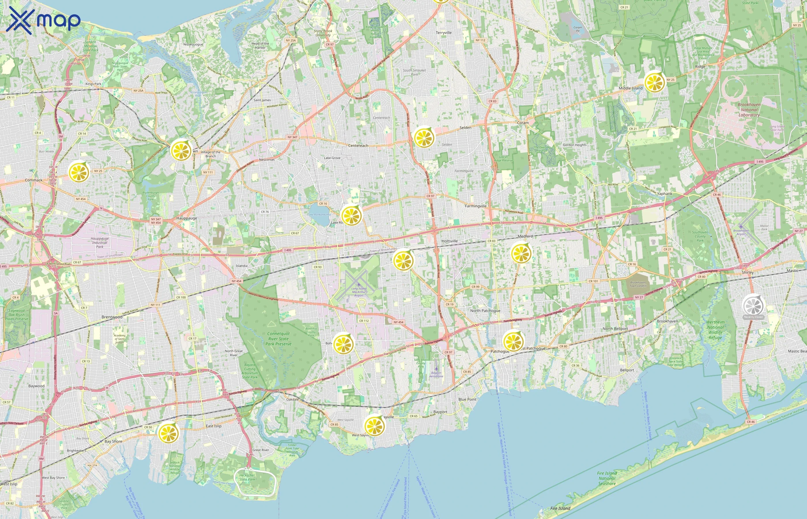 Lemon Tree area coverage