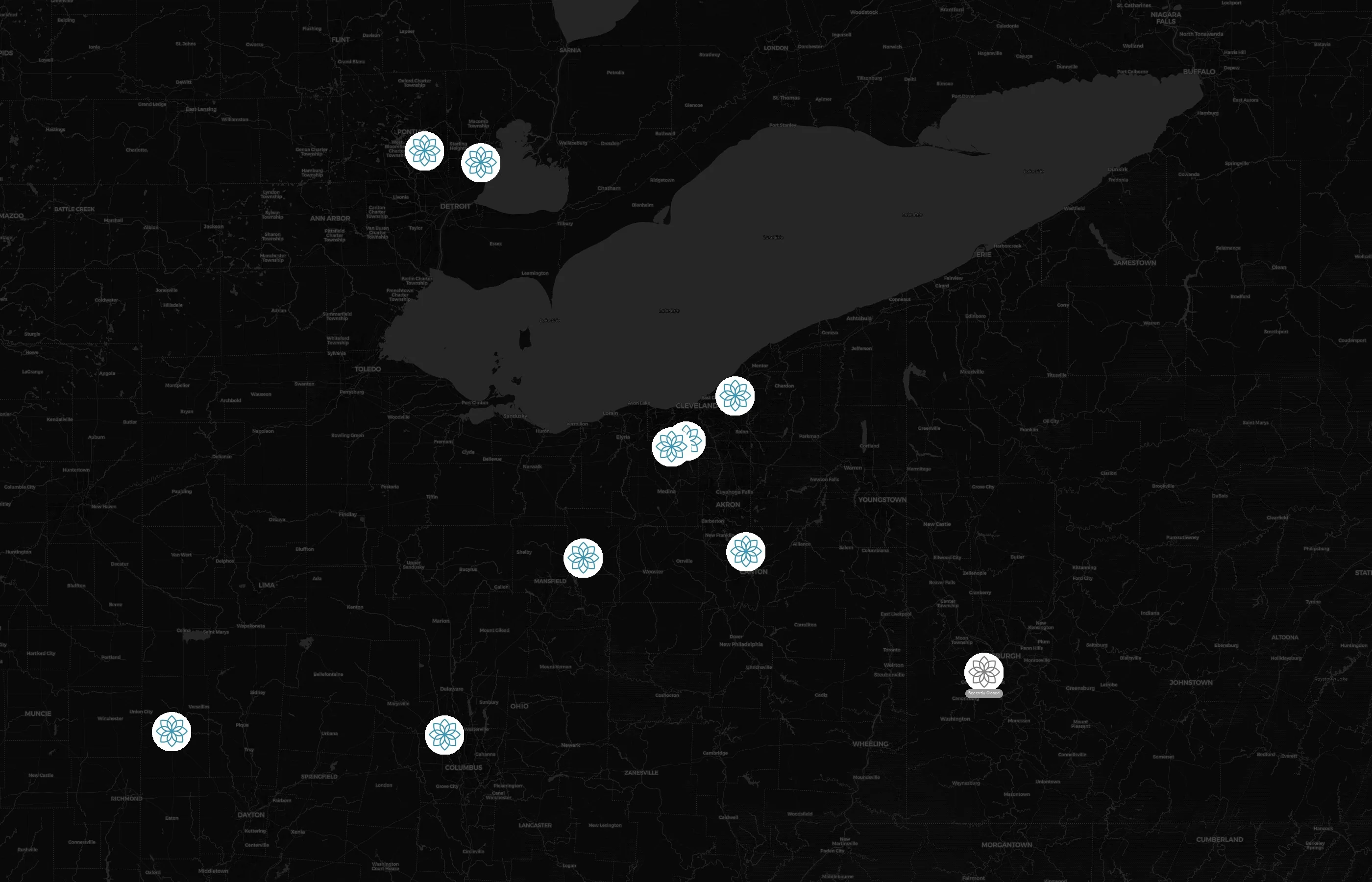 CARE Esthetics city distribution