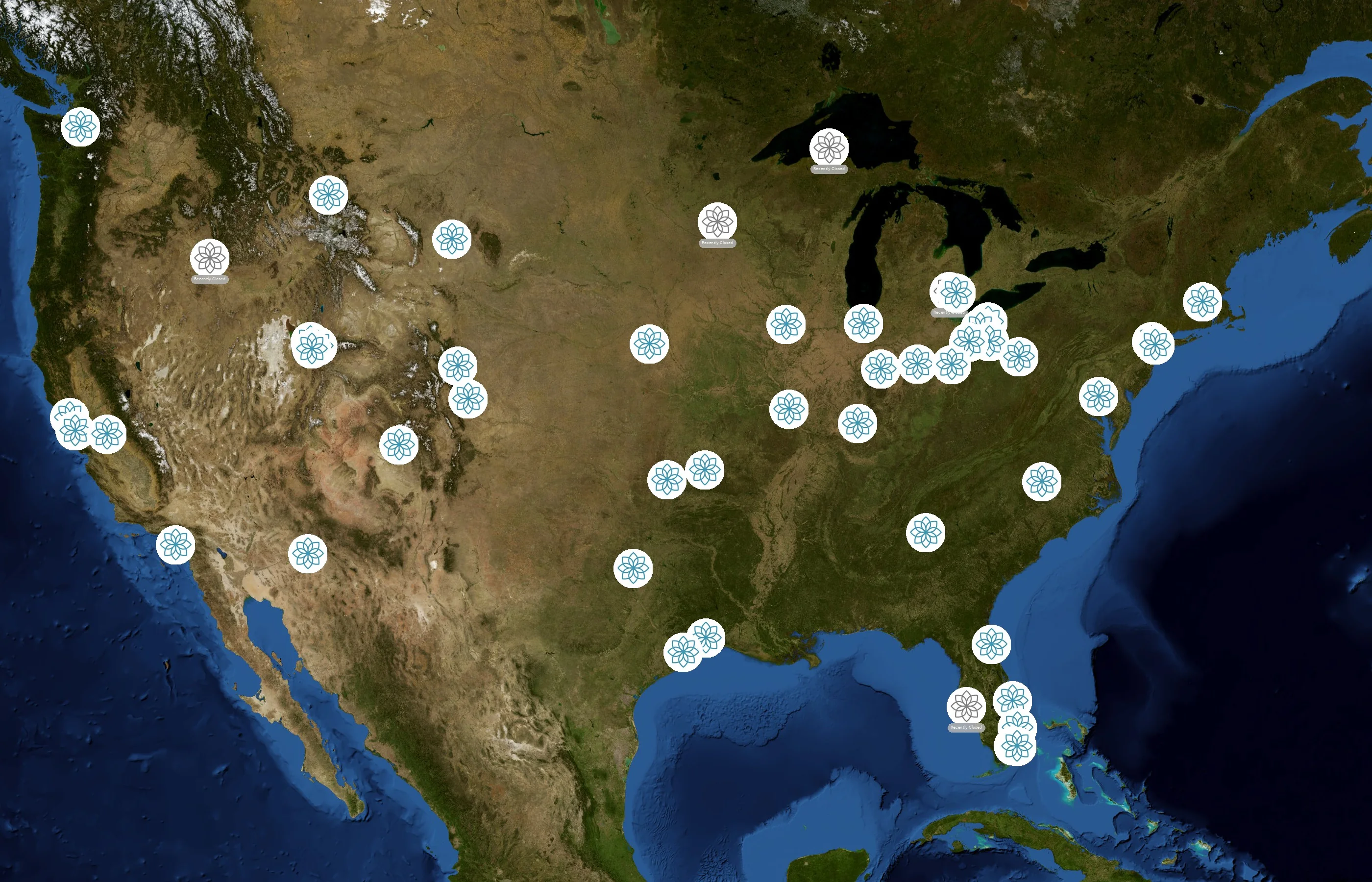CARE Esthetics state distribution