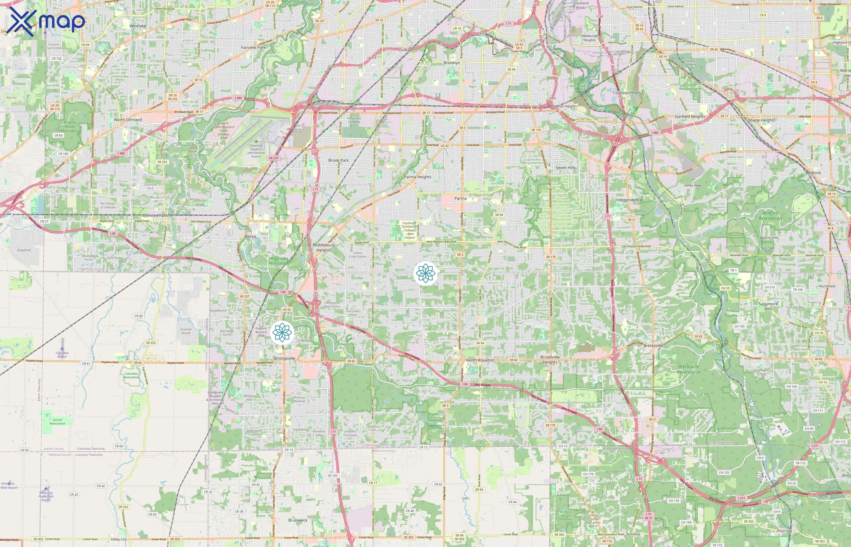 CARE Esthetics area coverage