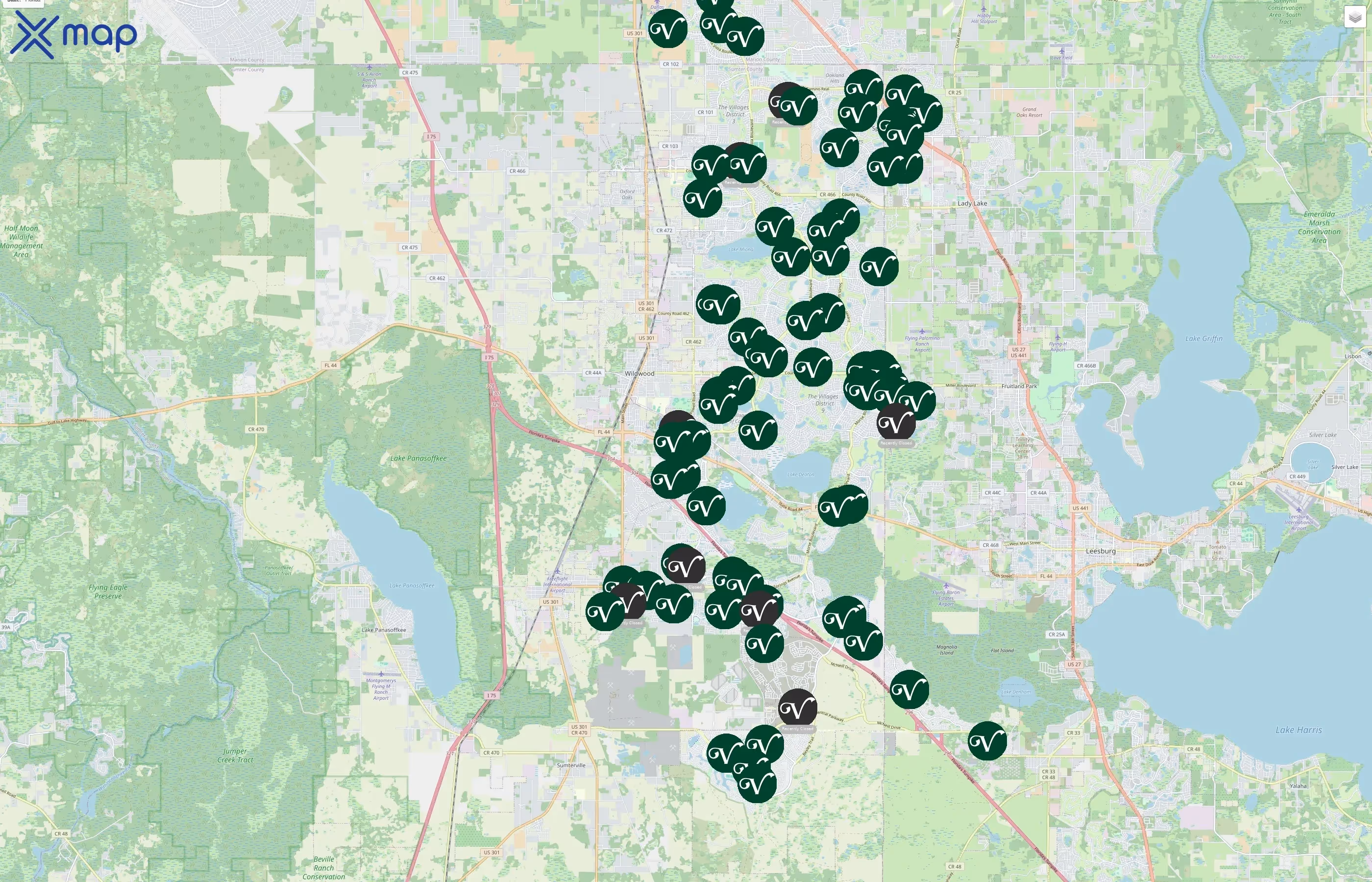 The Villages traffic data