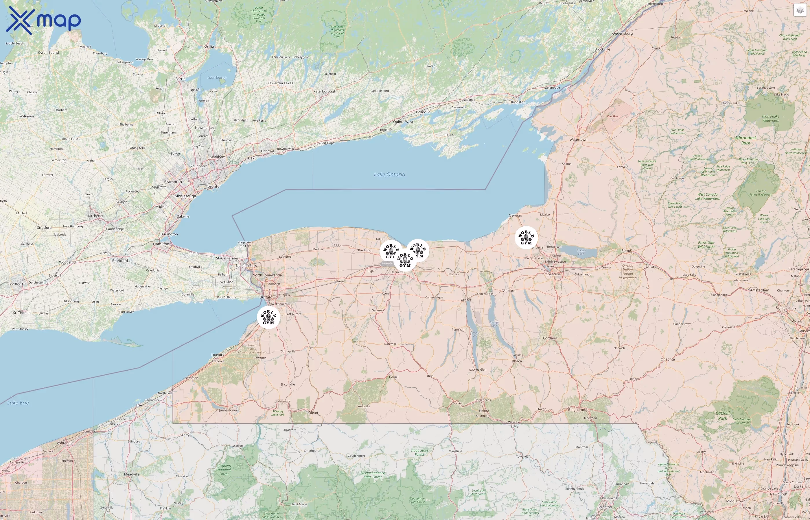 World Gym street hotspots