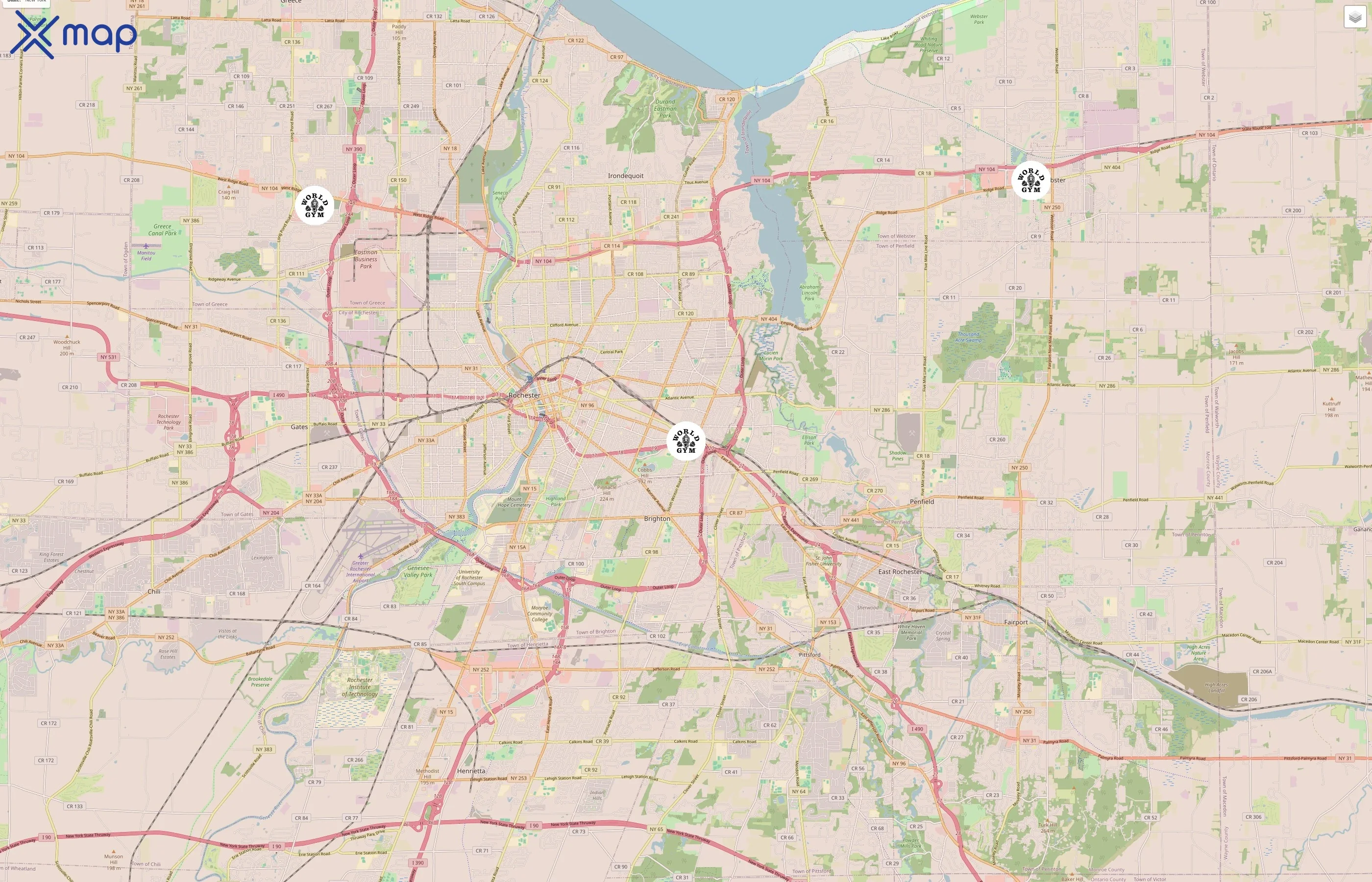 World Gym traffic data