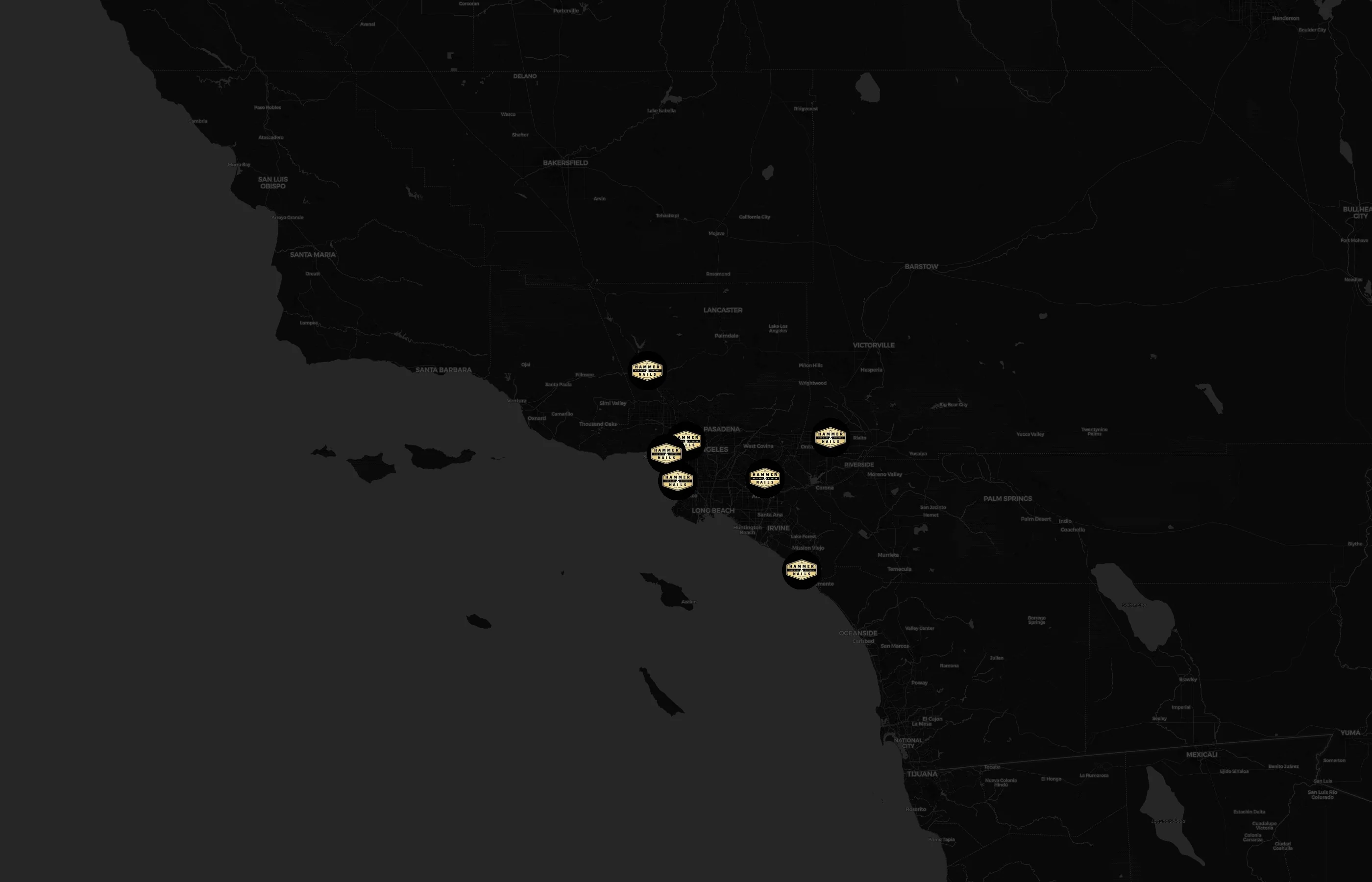 Hammer & Nails city distribution