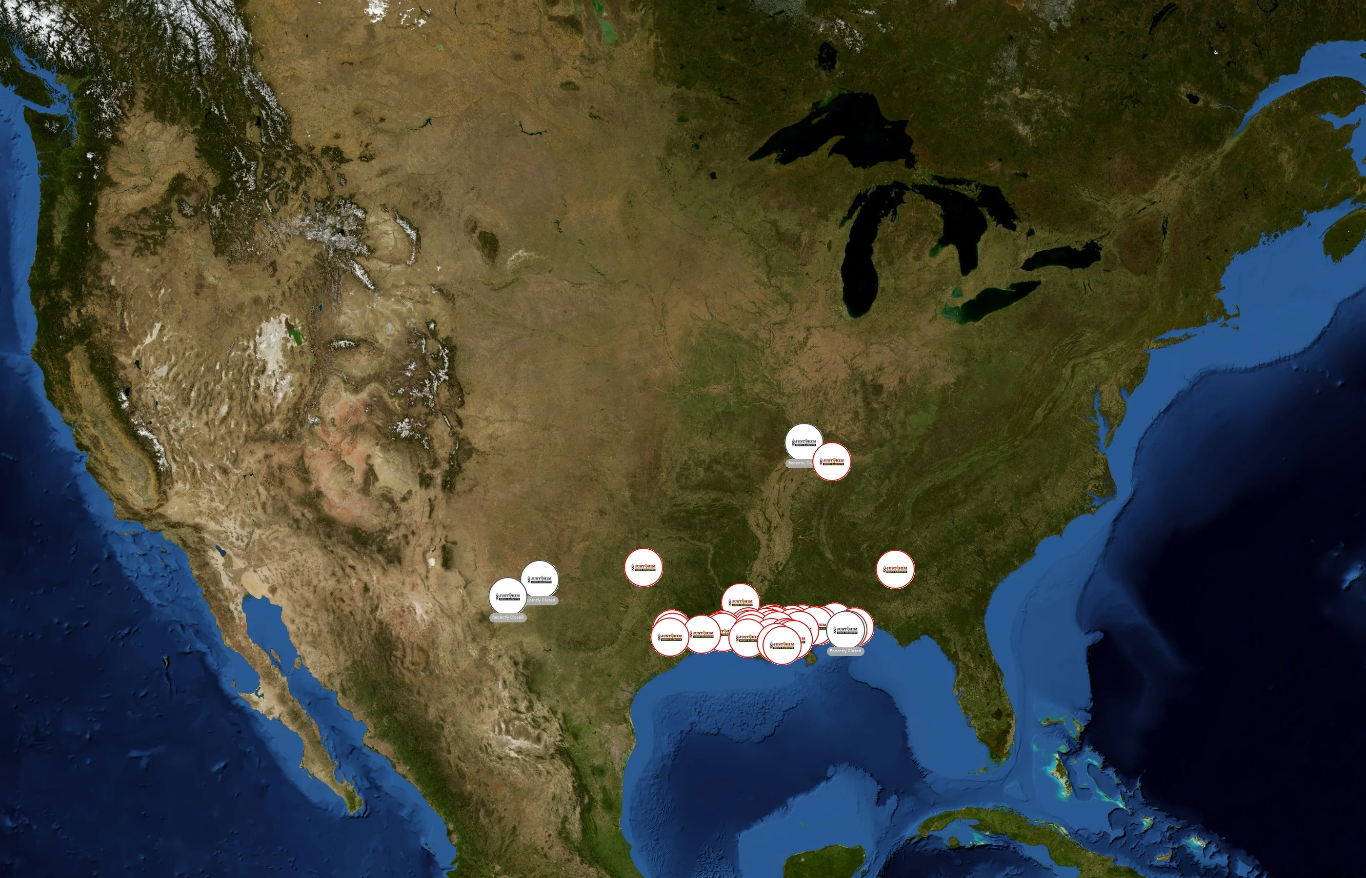 Just 4 Him Men's Haircuts state distribution