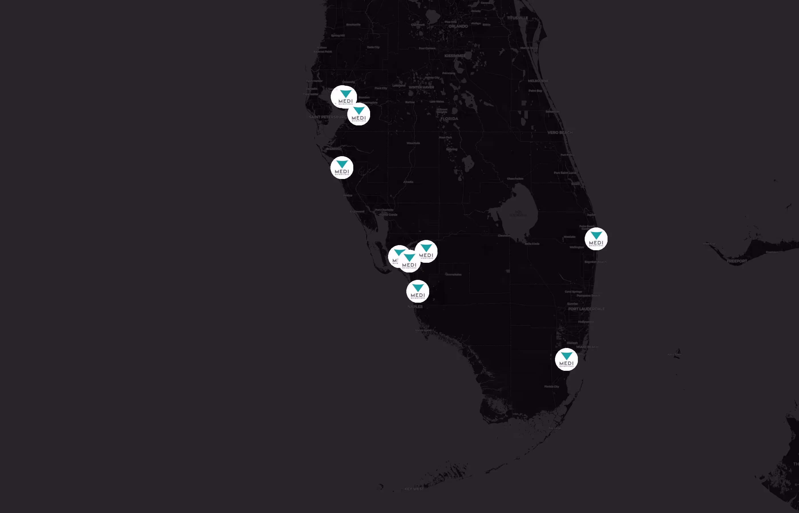 Medi-Weightloss city distribution
