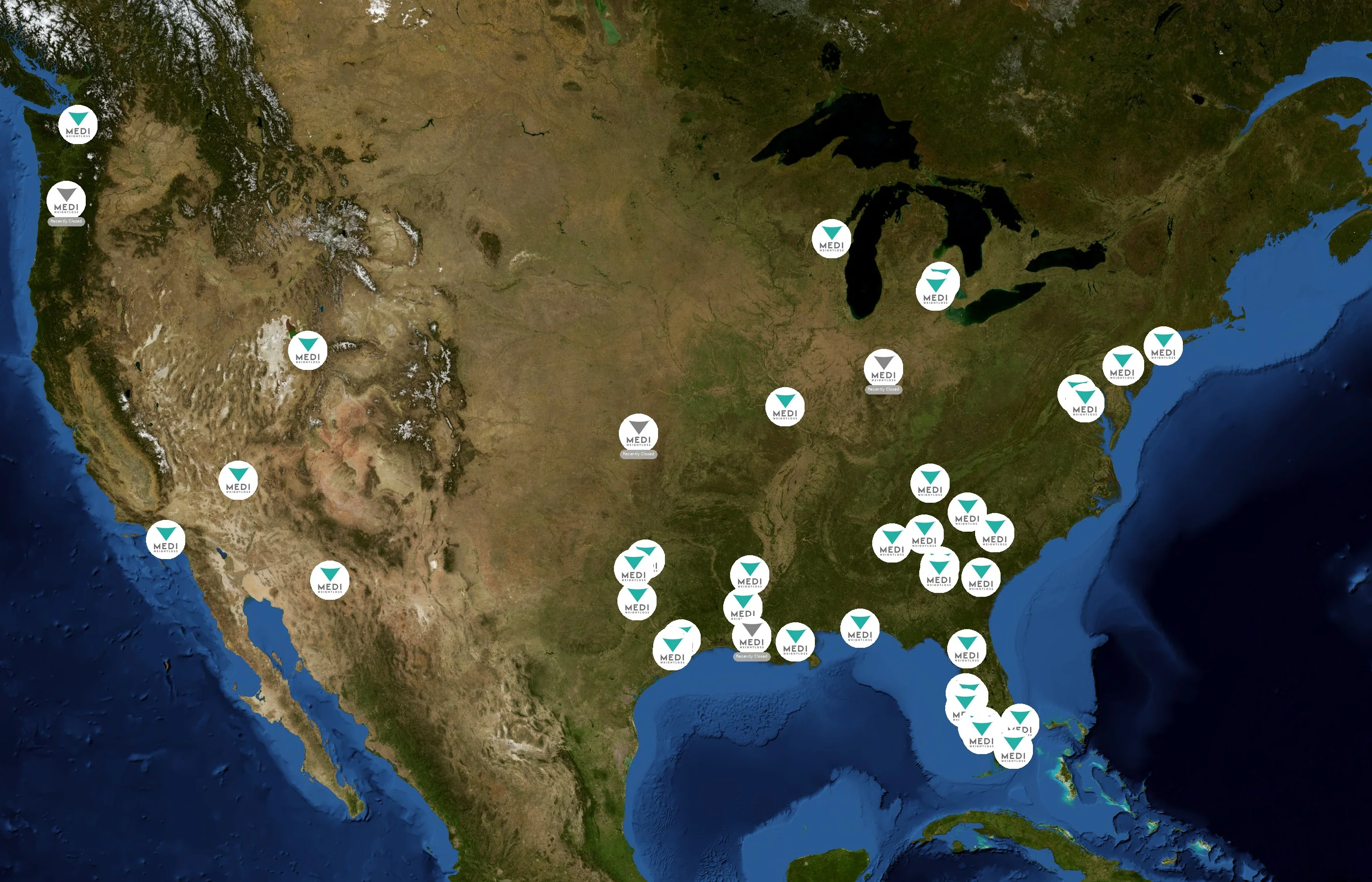 Medi-Weightloss state distribution