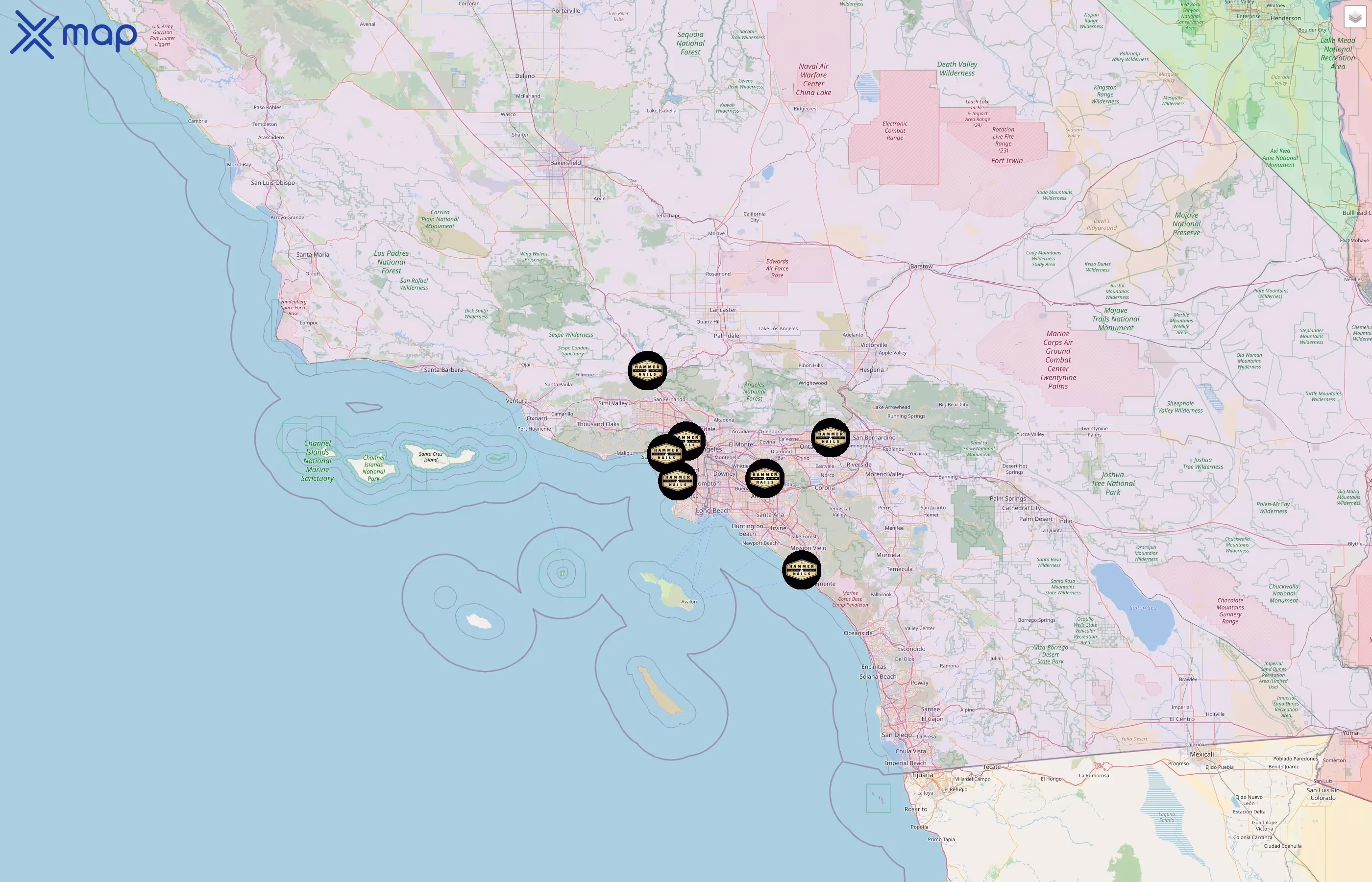Hammer & Nails street hotspots