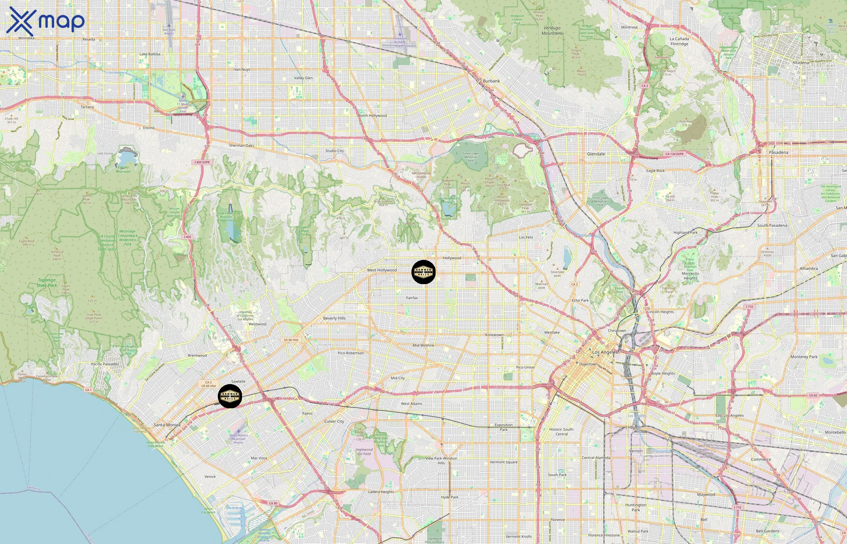 Hammer & Nails area coverage