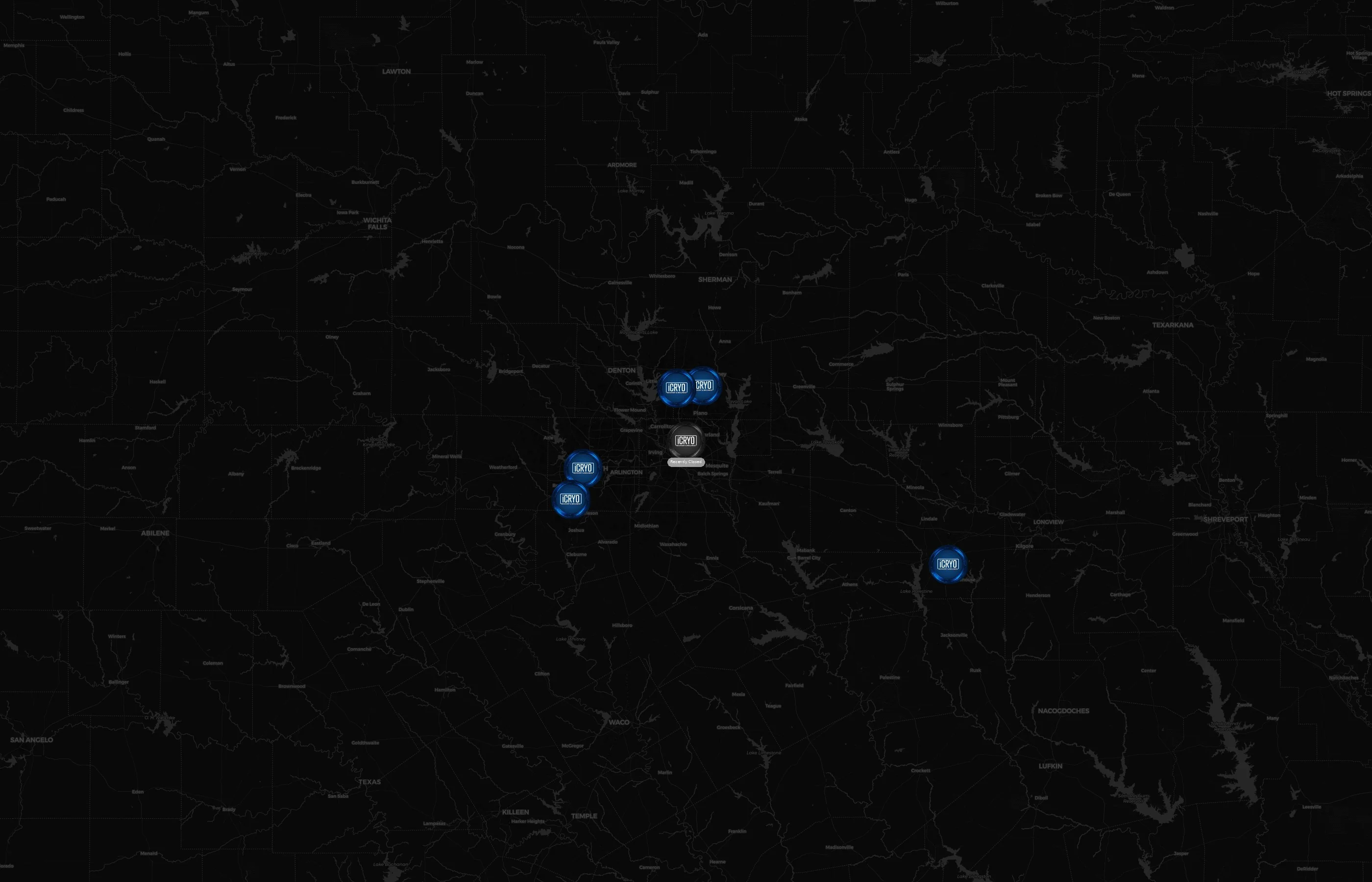 iCRYO city distribution