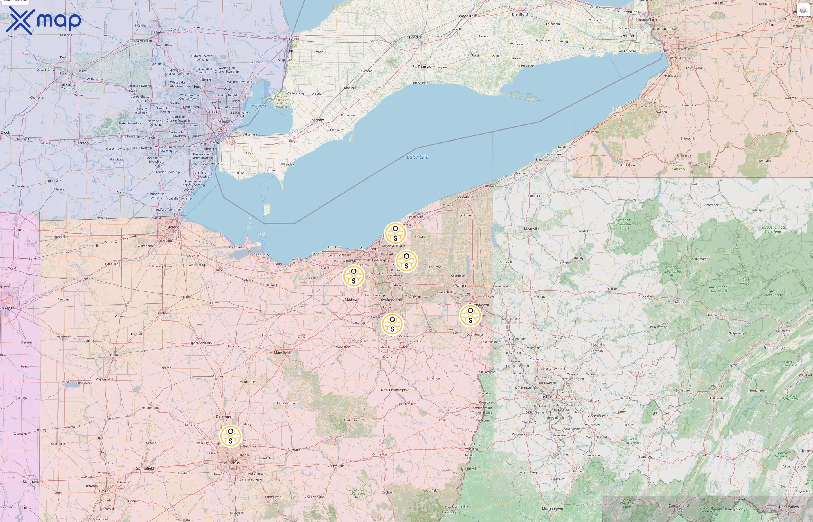 OsteoStrong street hotspots