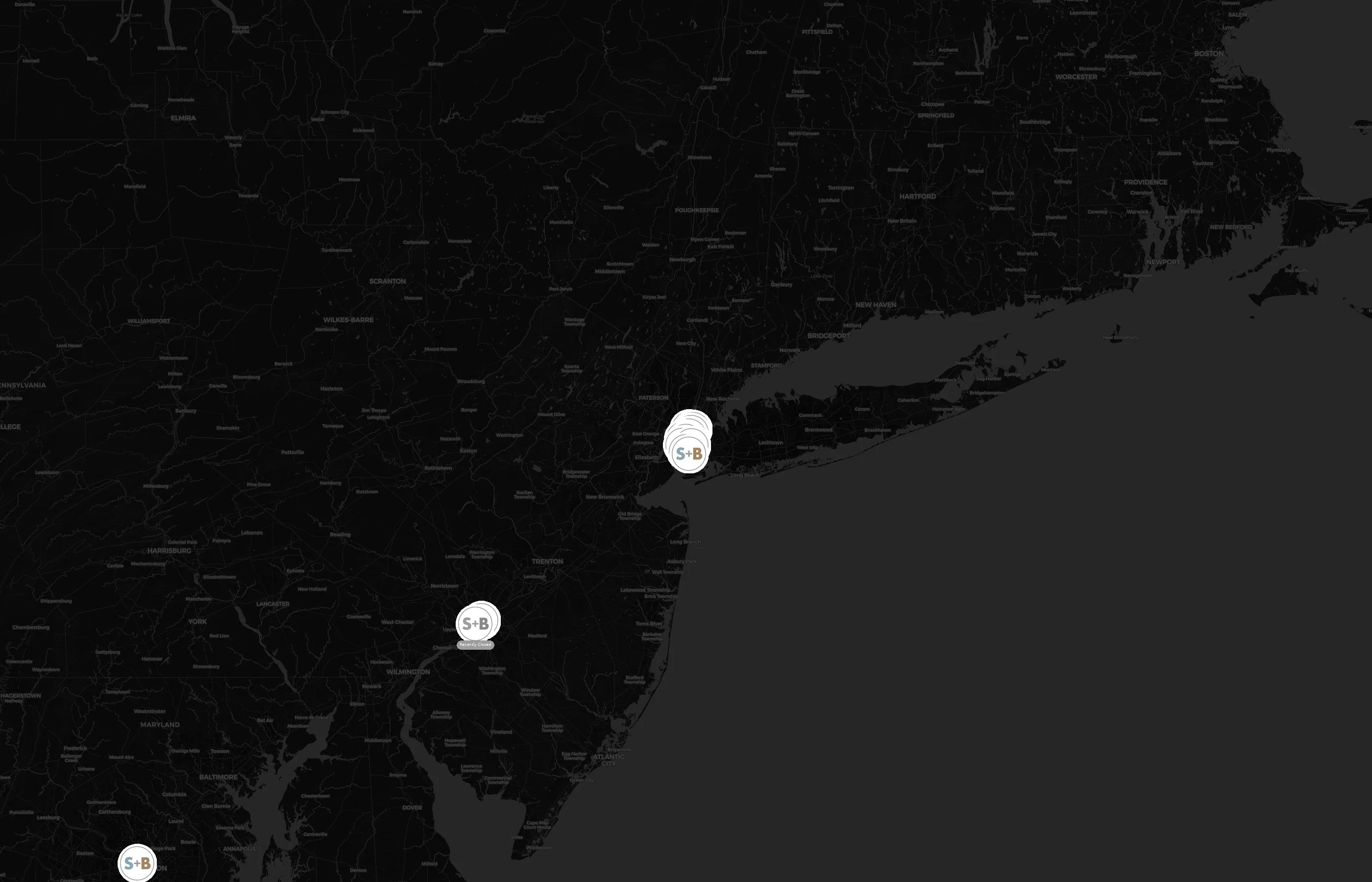 Sugared + Bronzed city distribution