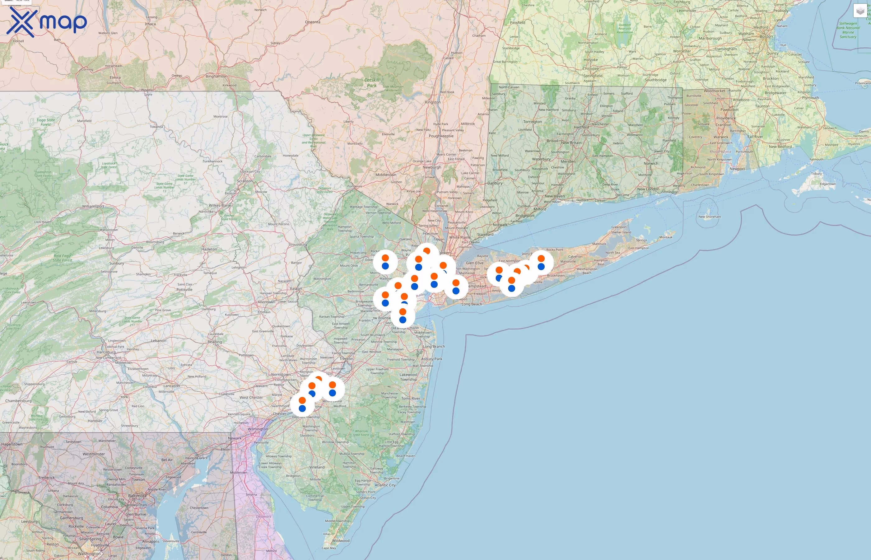 Blink Fitness street hotspots