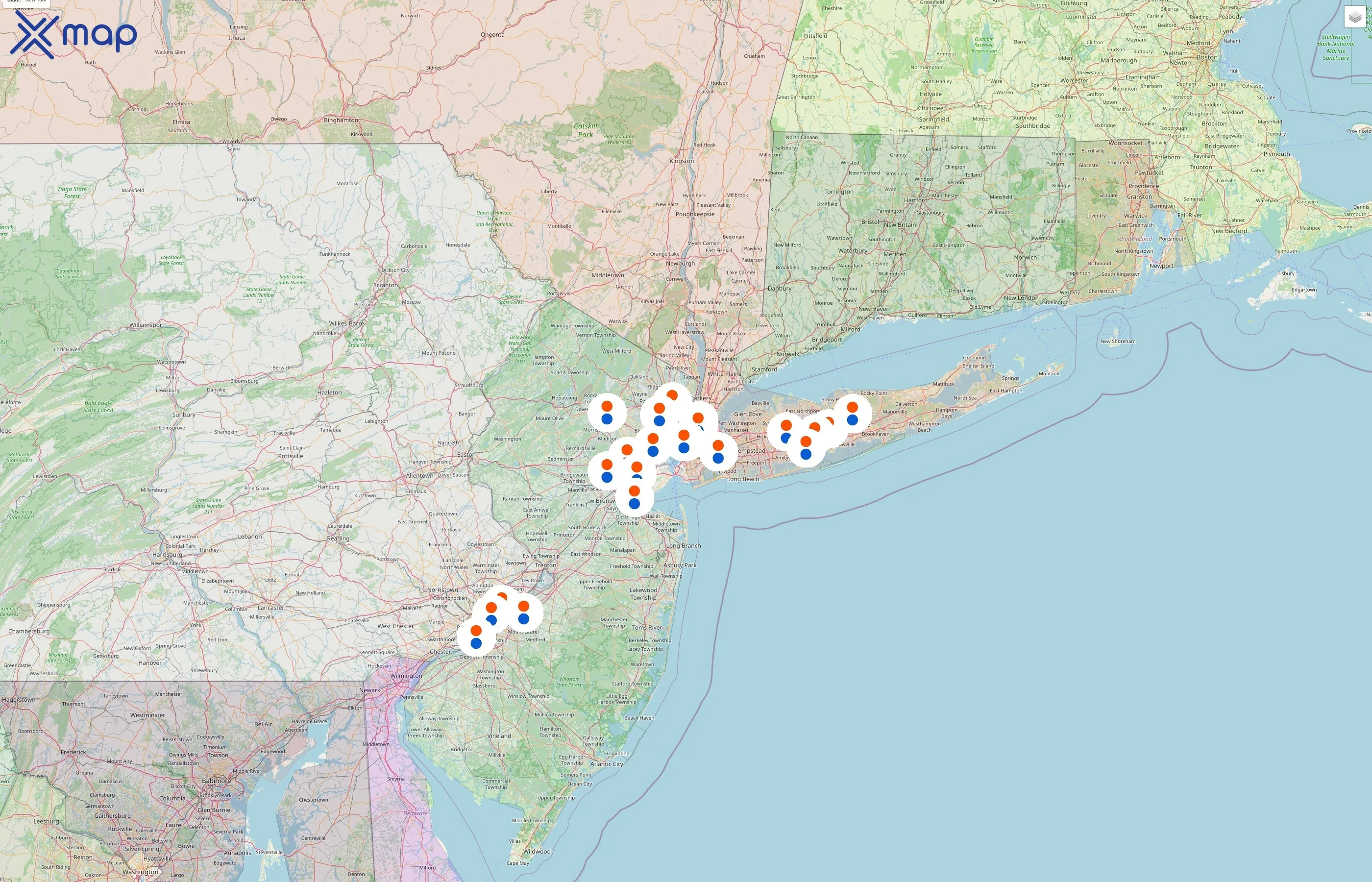 Blink Fitness street hotspots