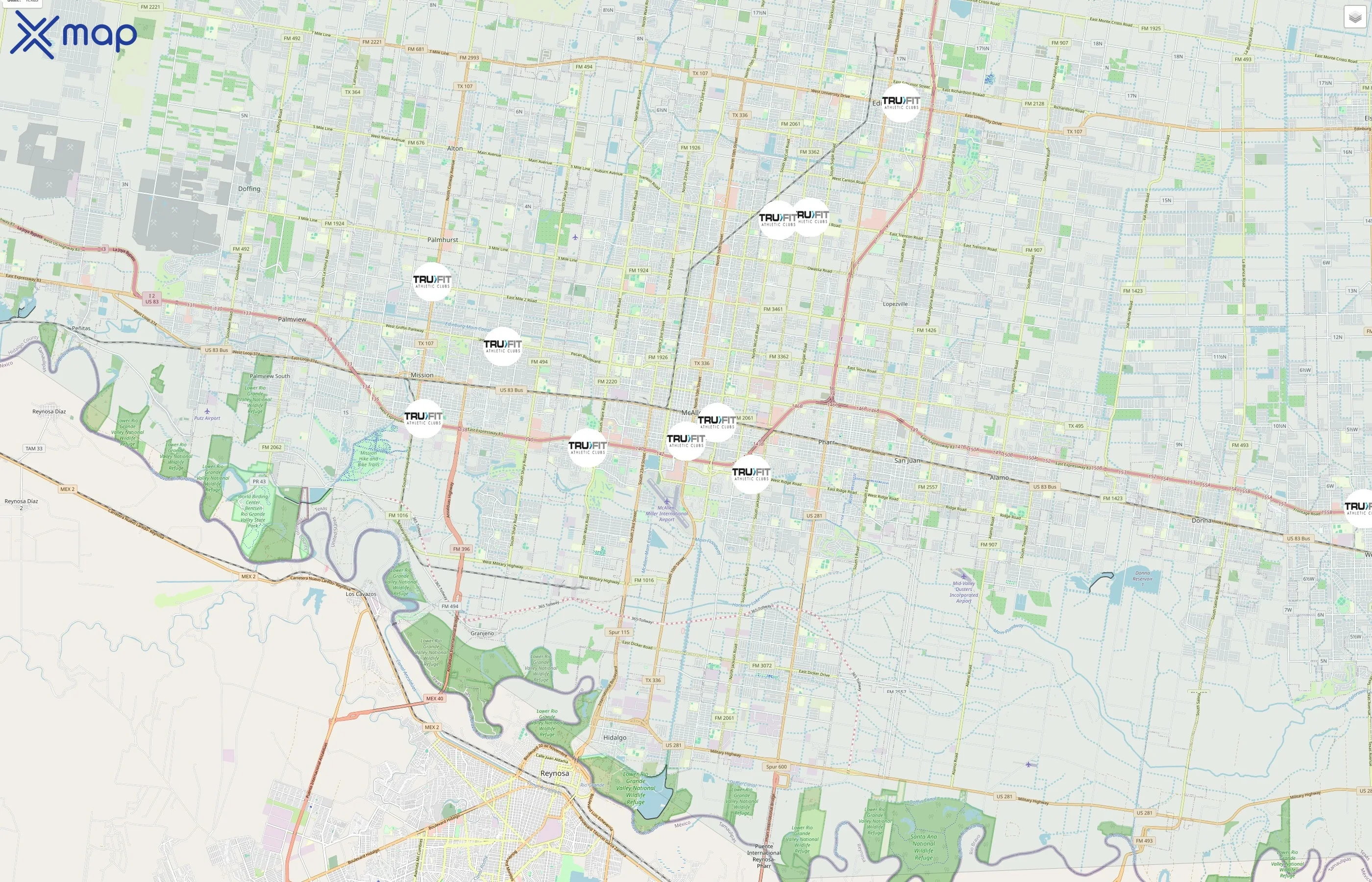 TruFit Athletic Clubs traffic data