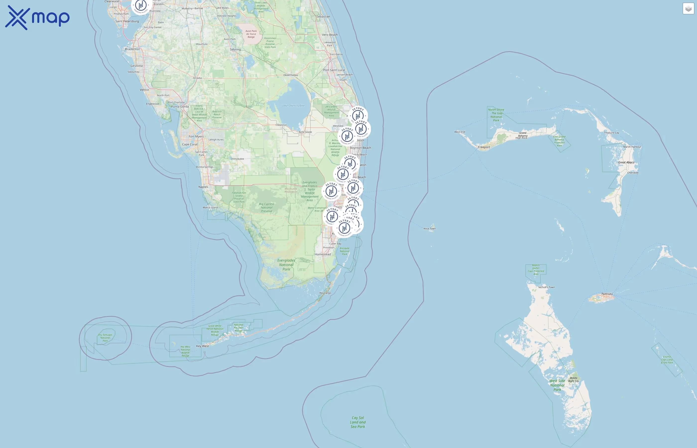 JETSET Pilates street hotspots