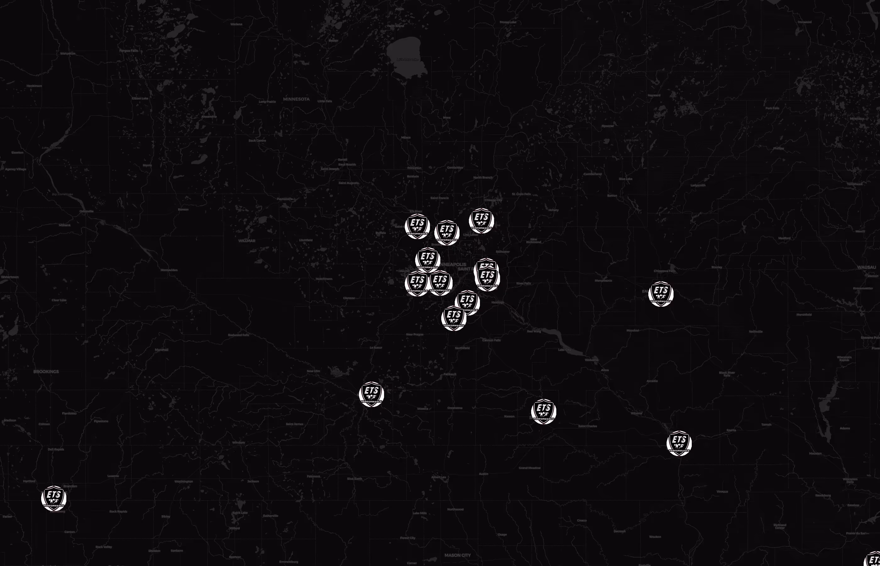 ETS Performance city distribution
