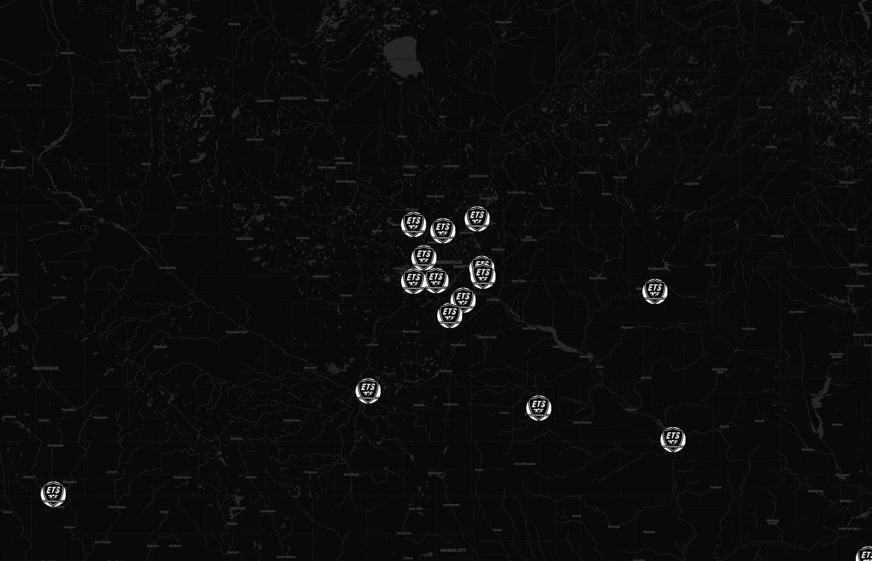 ETS Performance city distribution