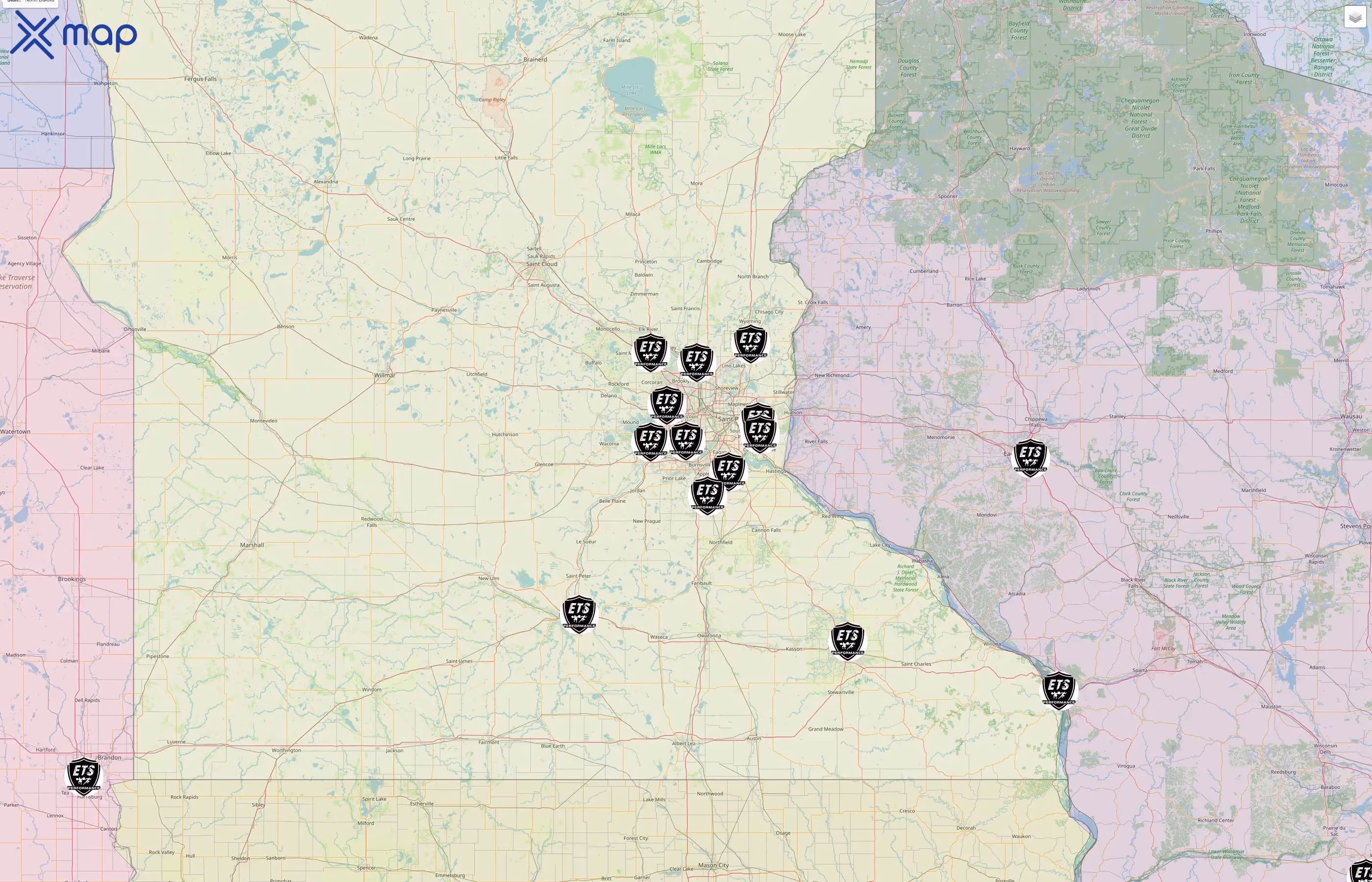 ETS Performance street hotspots