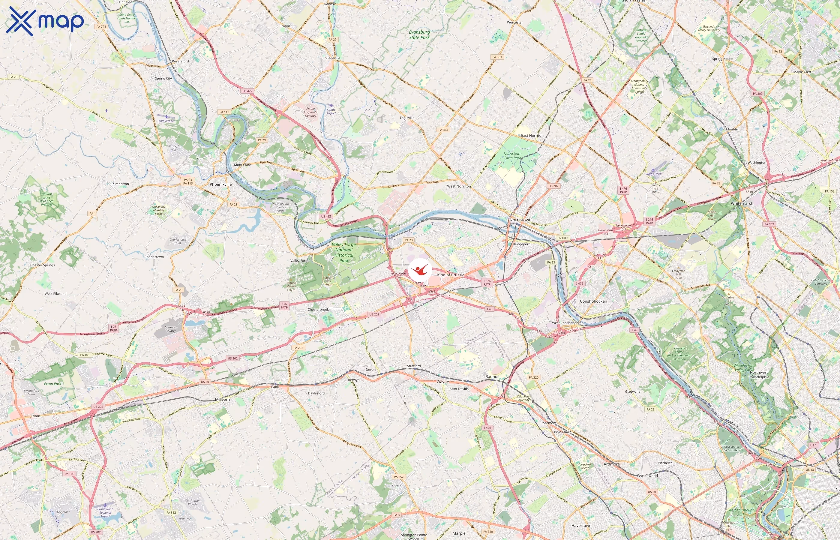 iFLY area coverage