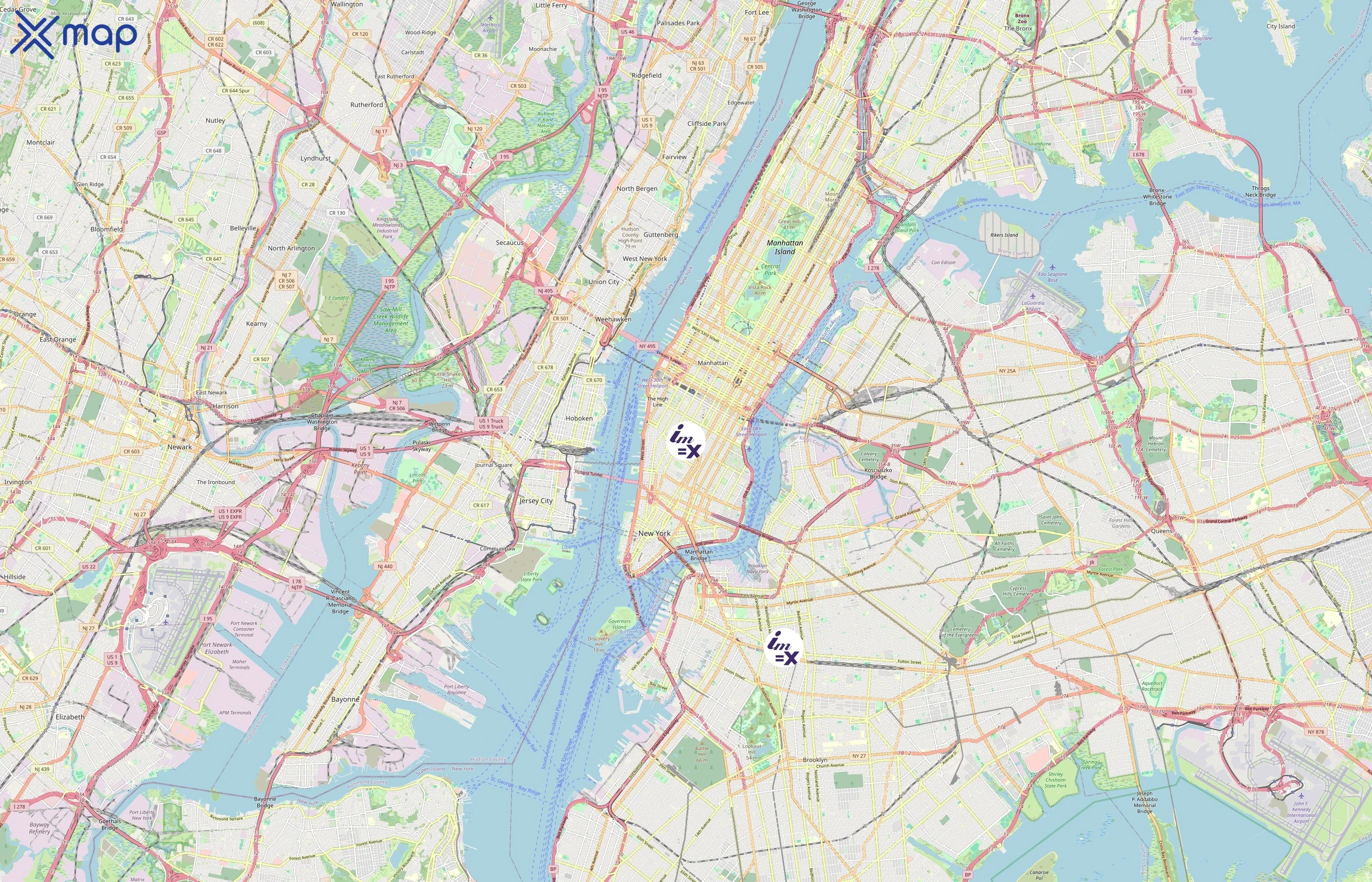 IM=X Pilates and Fitness area coverage