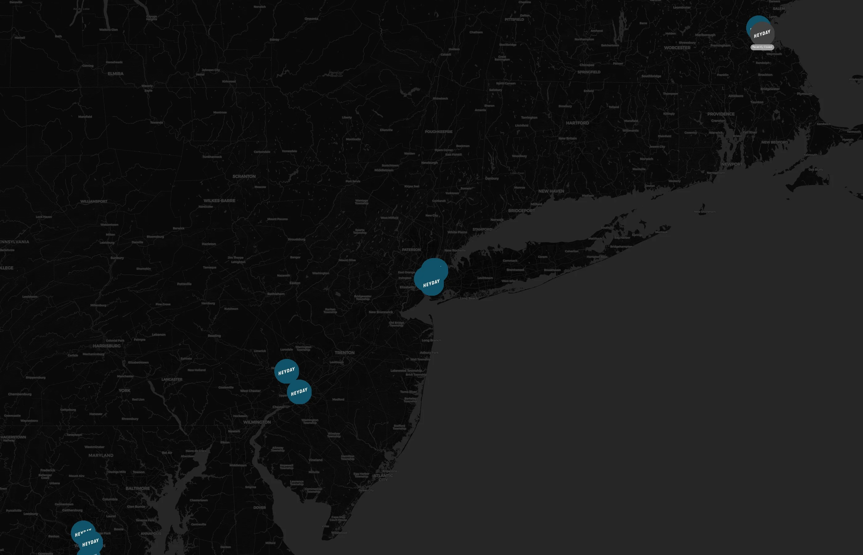 Heyday Skincare city distribution