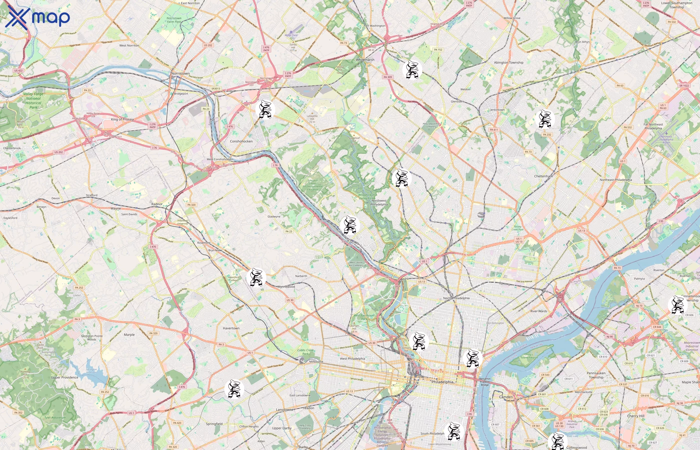 Action Karate area coverage