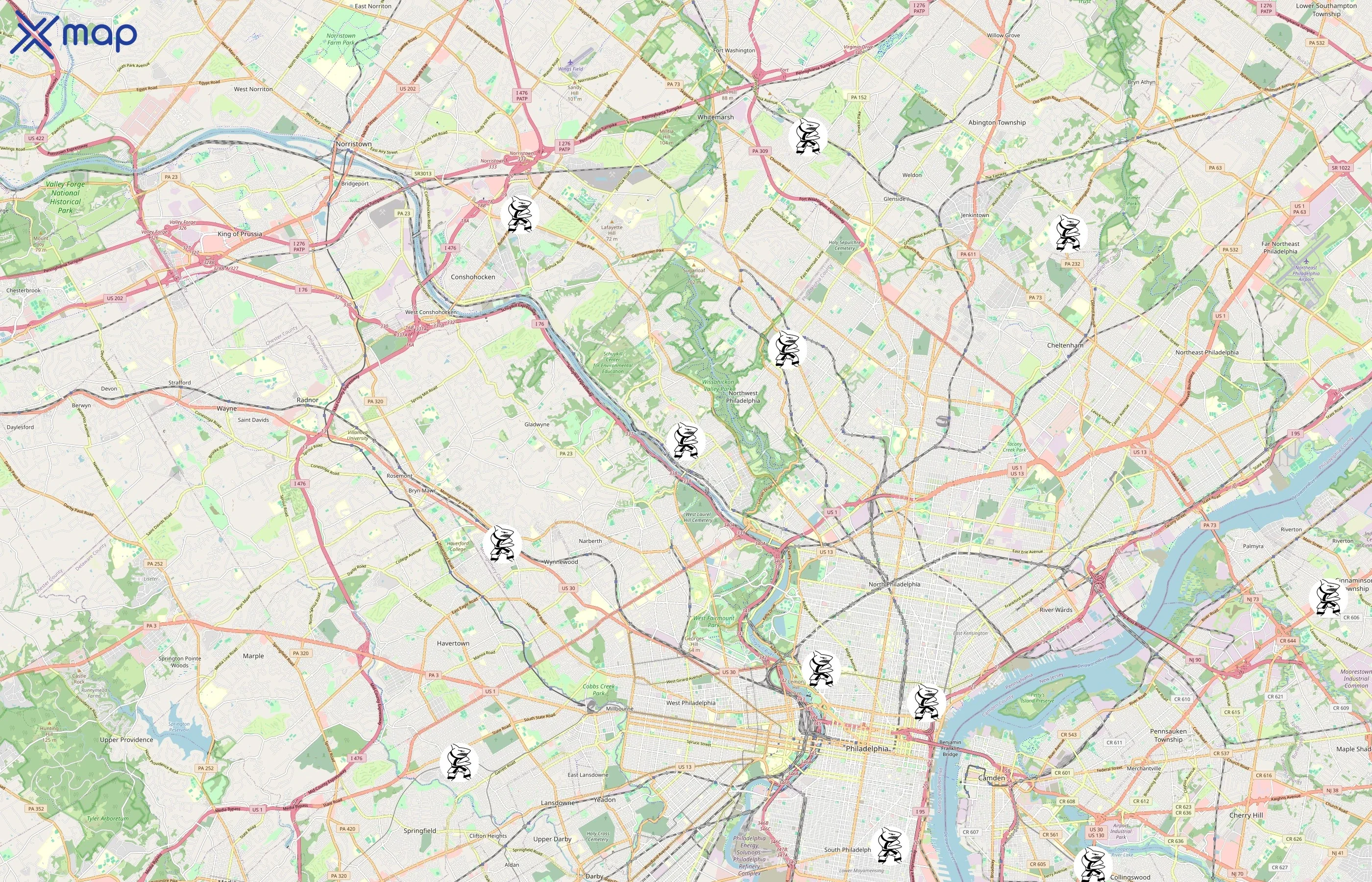 Action Karate area coverage