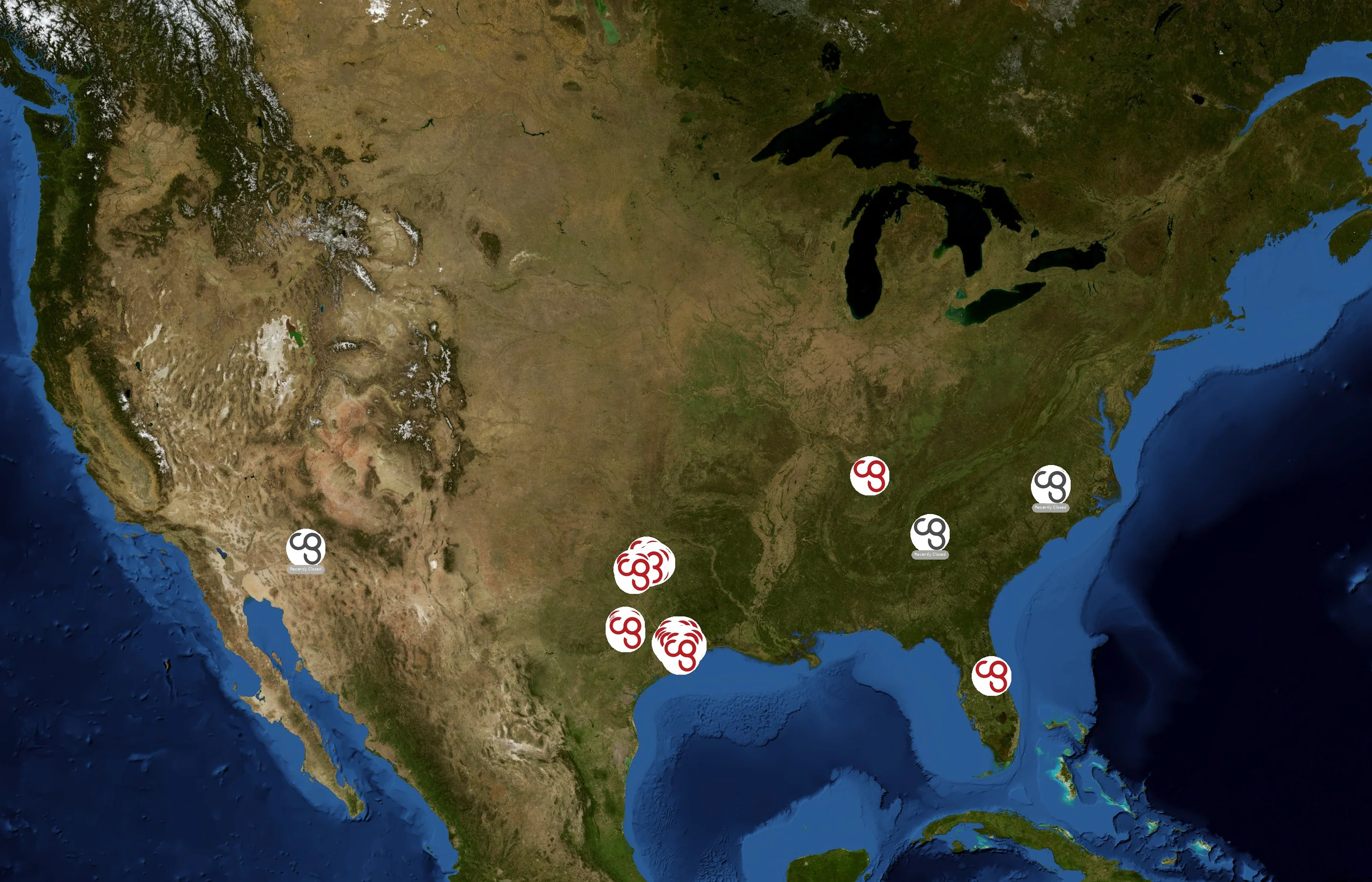 Camp Gladiator state distribution