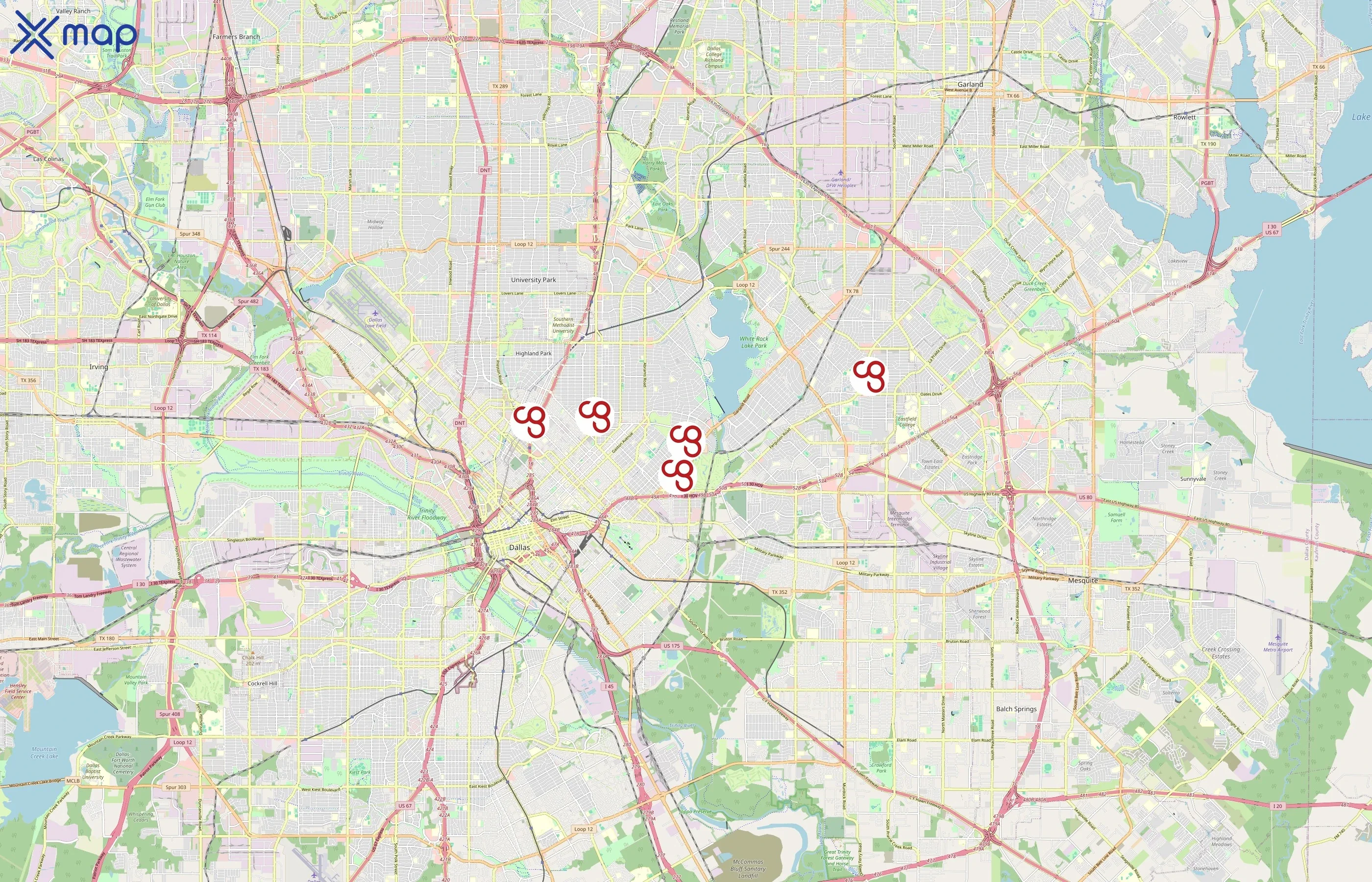 Camp Gladiator area coverage