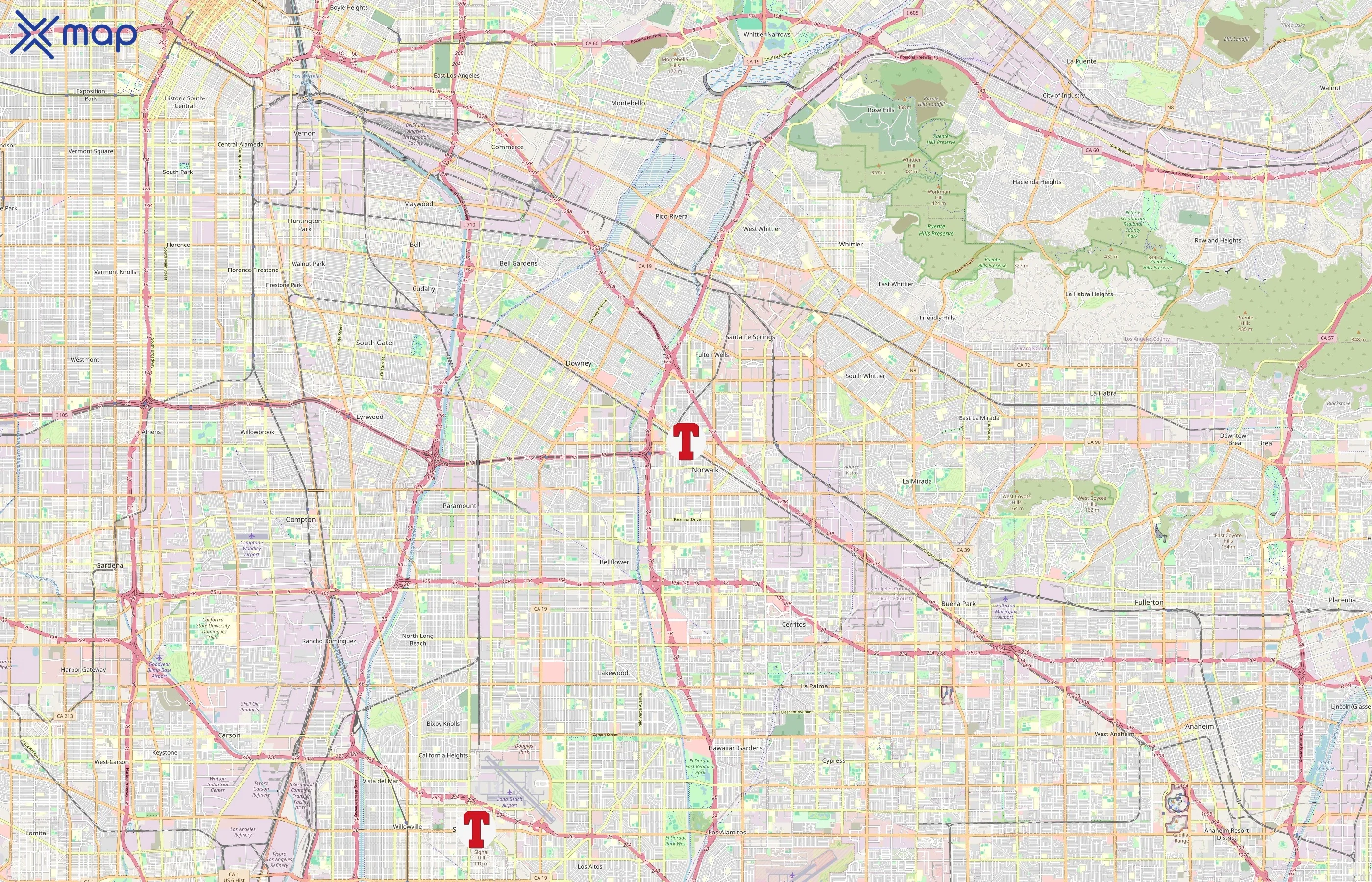 Turner's Outdoorsman area coverage