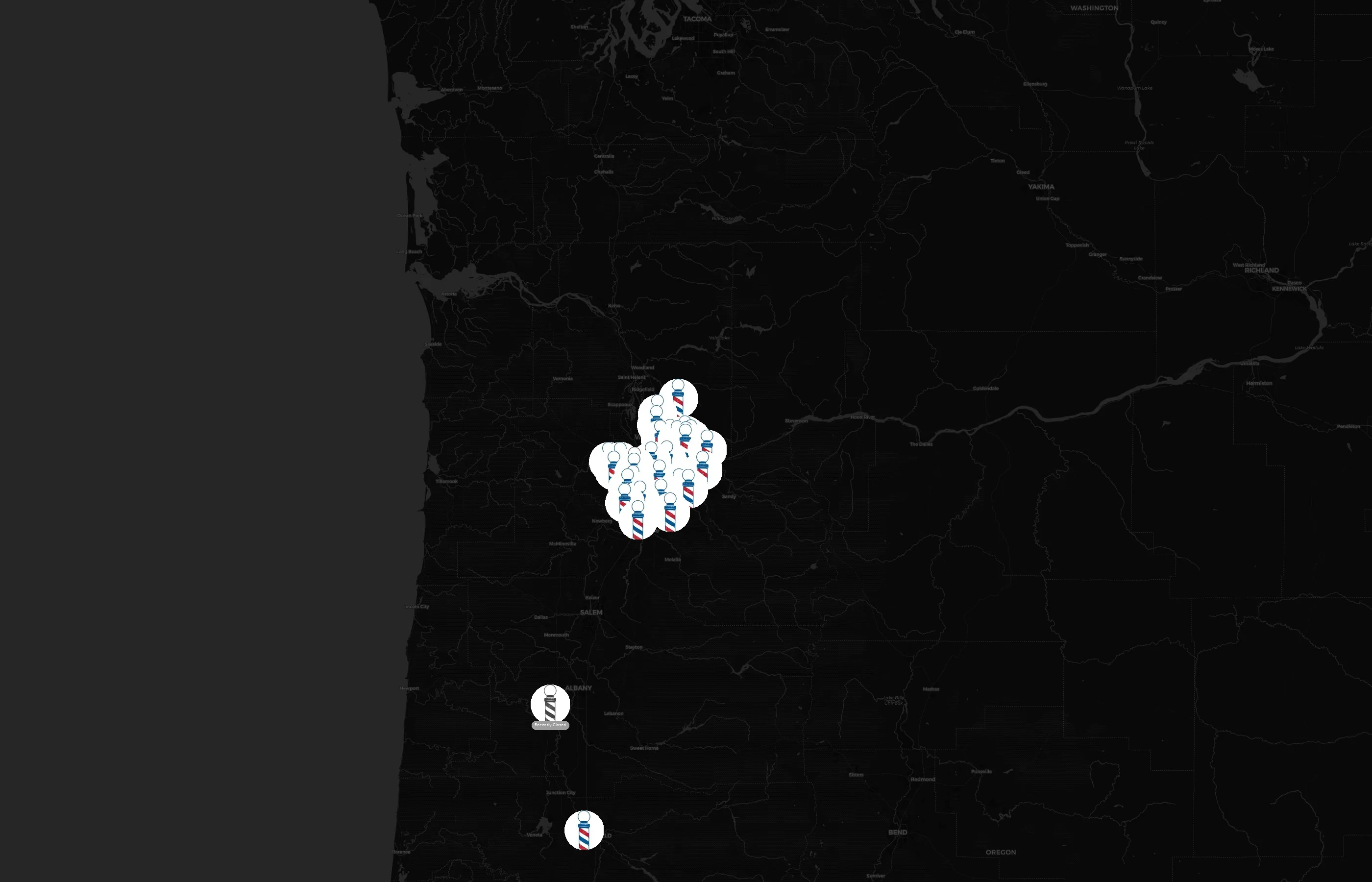 The Barbers city distribution