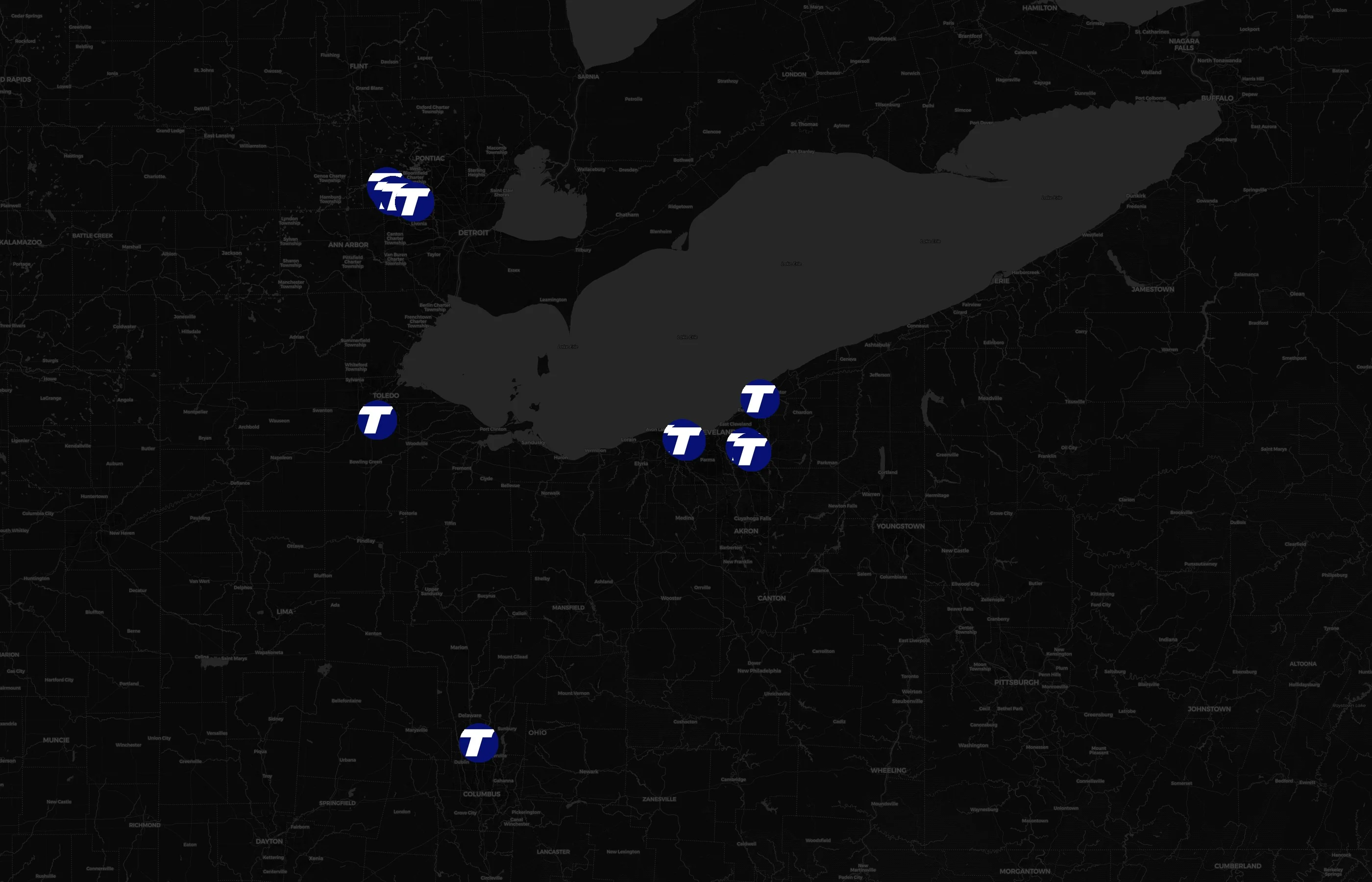 TOCA city distribution