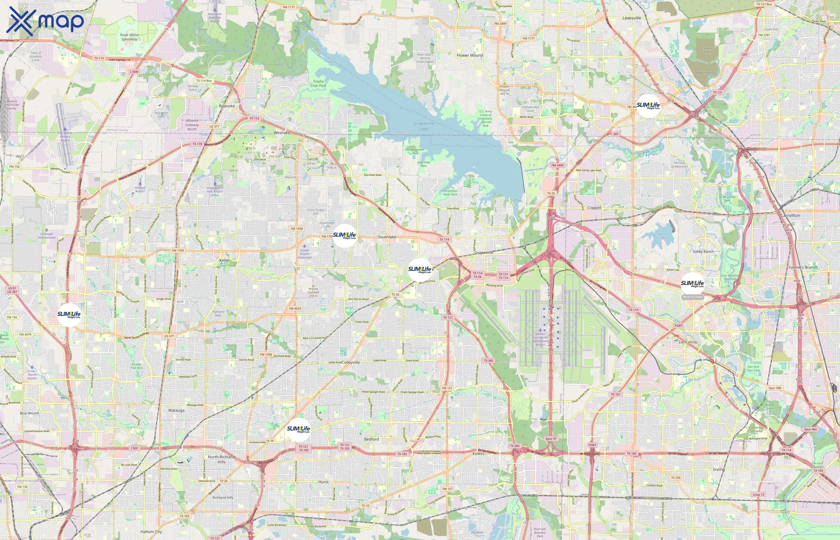 Slim4Life area coverage