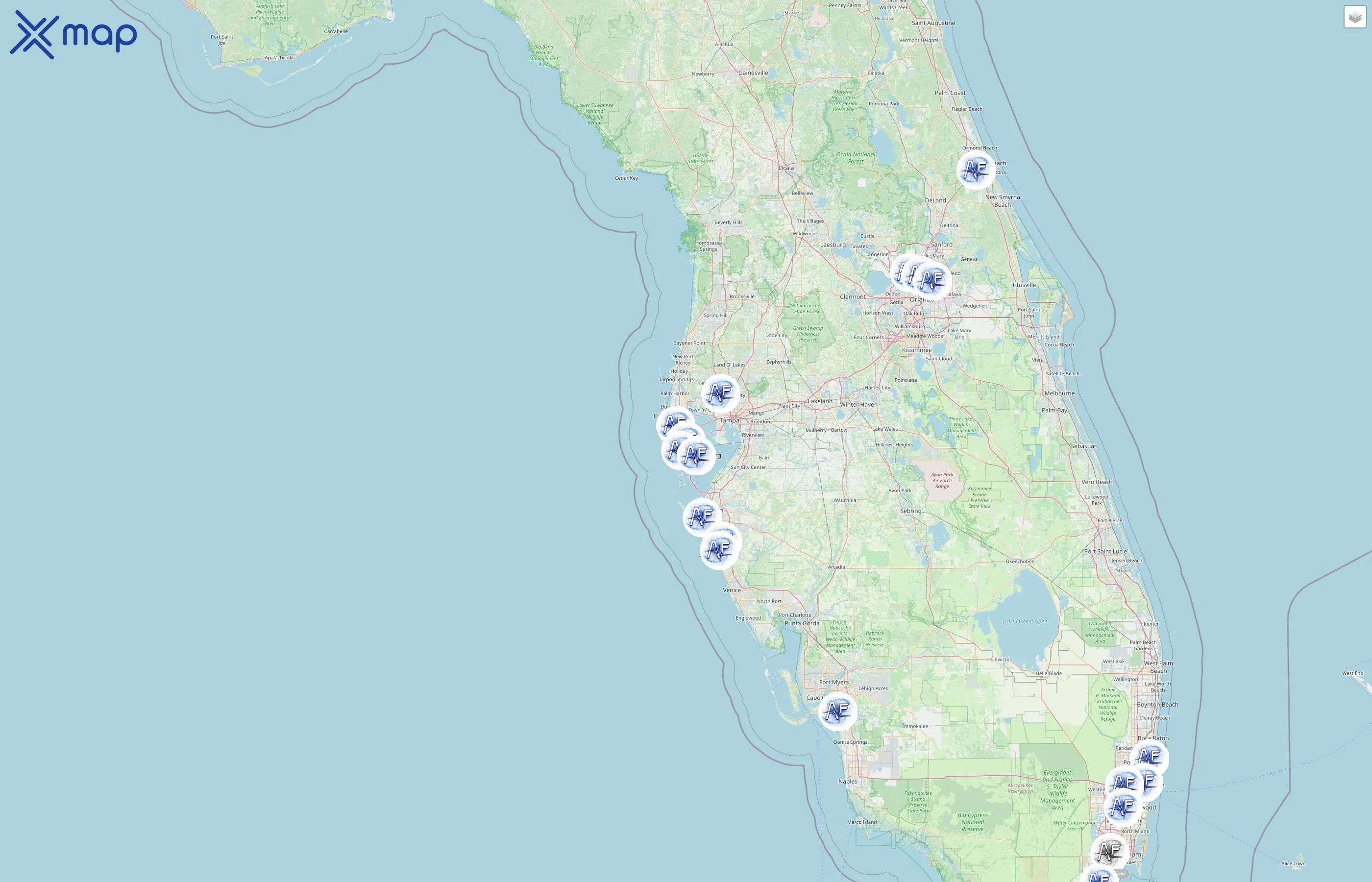 Amped Fitness street hotspots