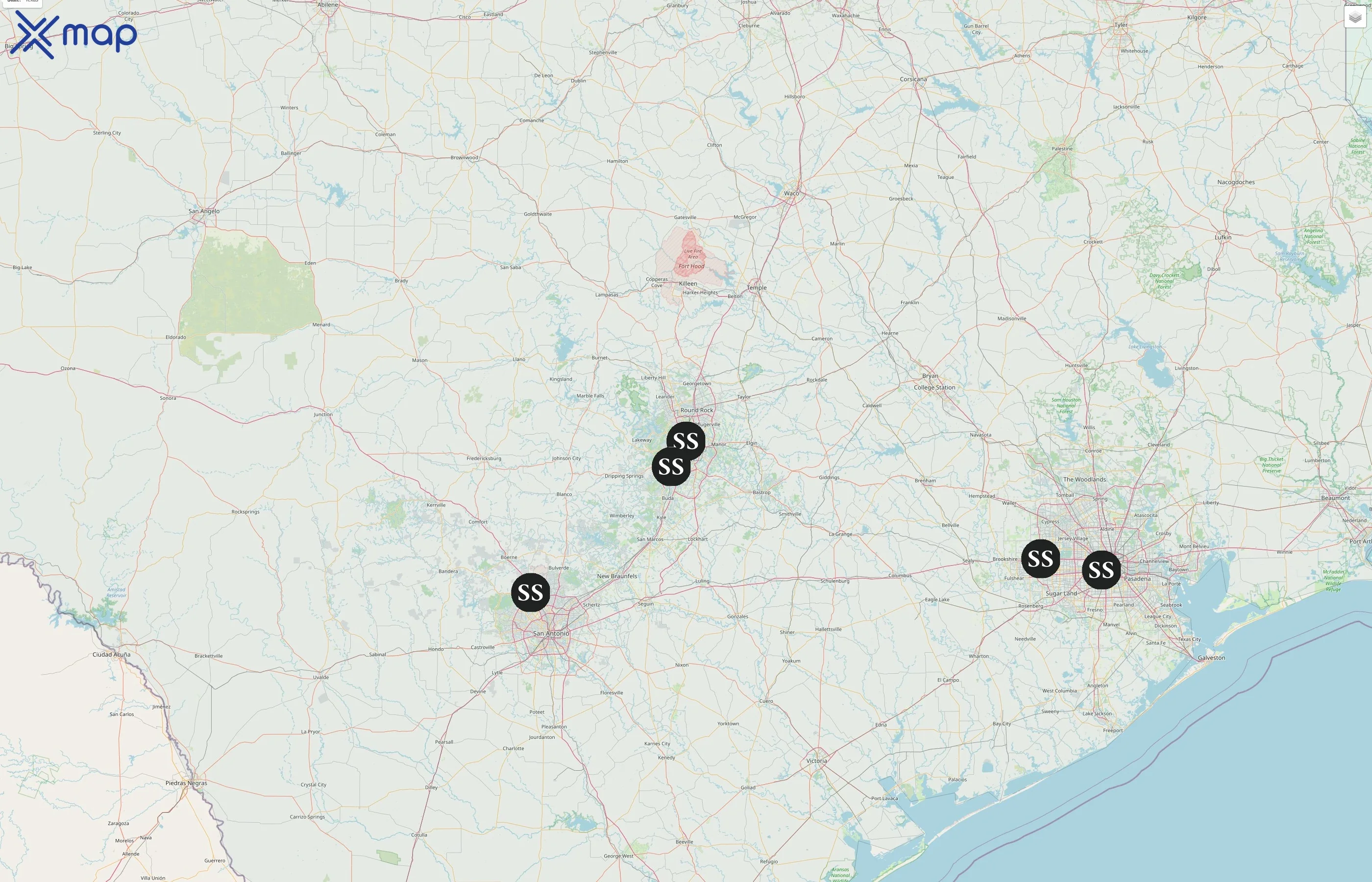 Starting Strength Gyms street hotspots