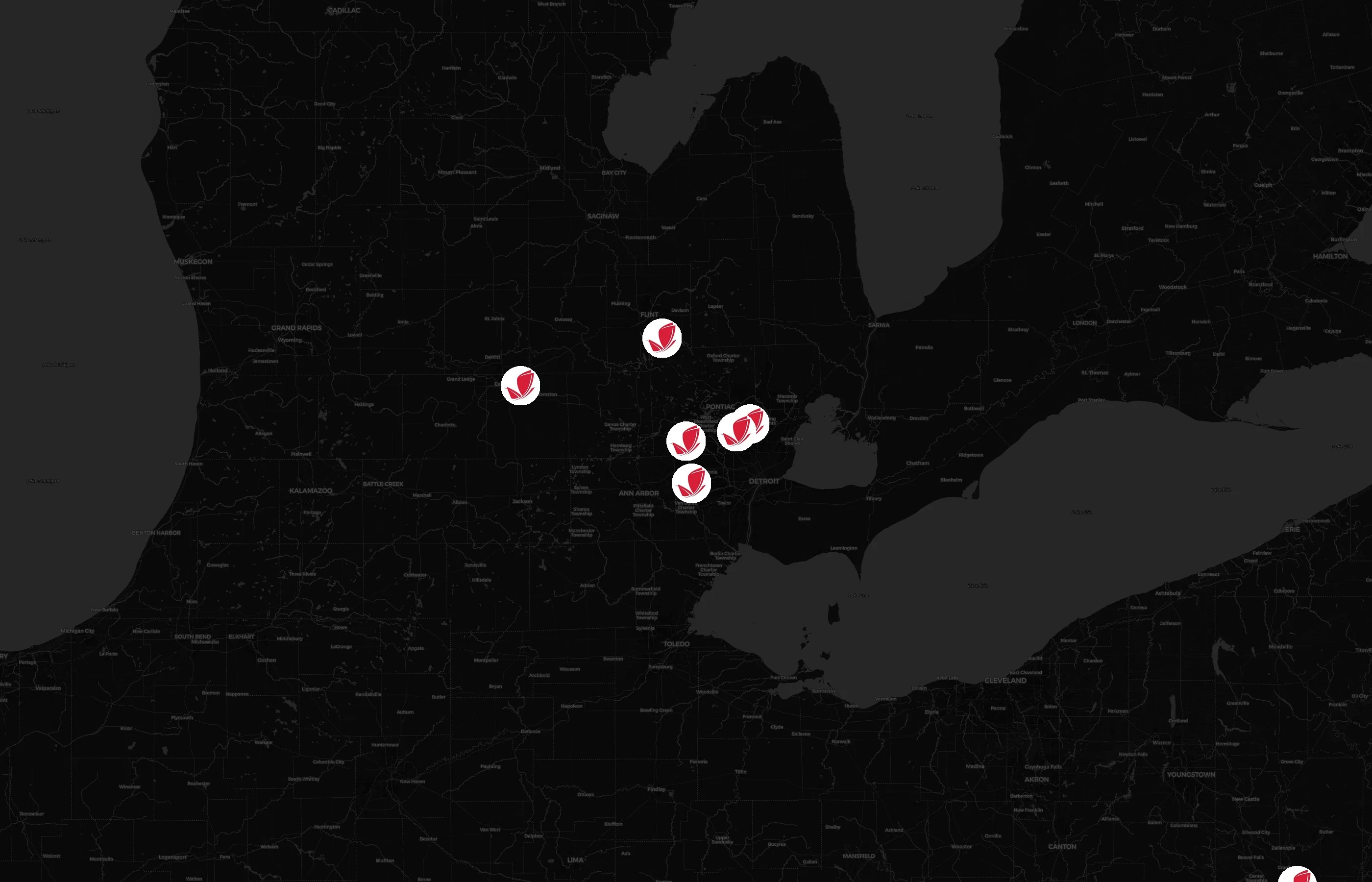 LightRx city distribution