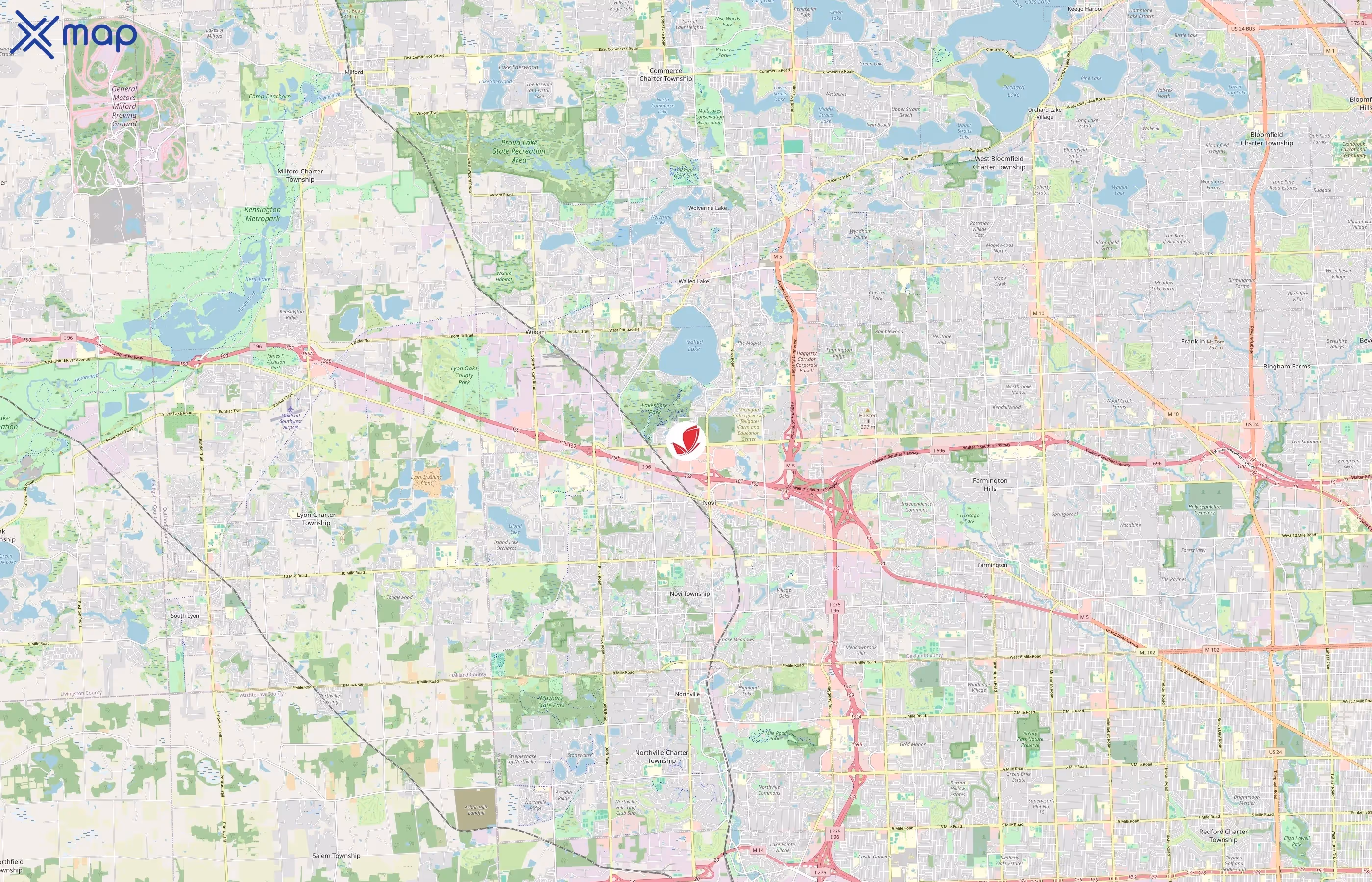 LightRx area coverage