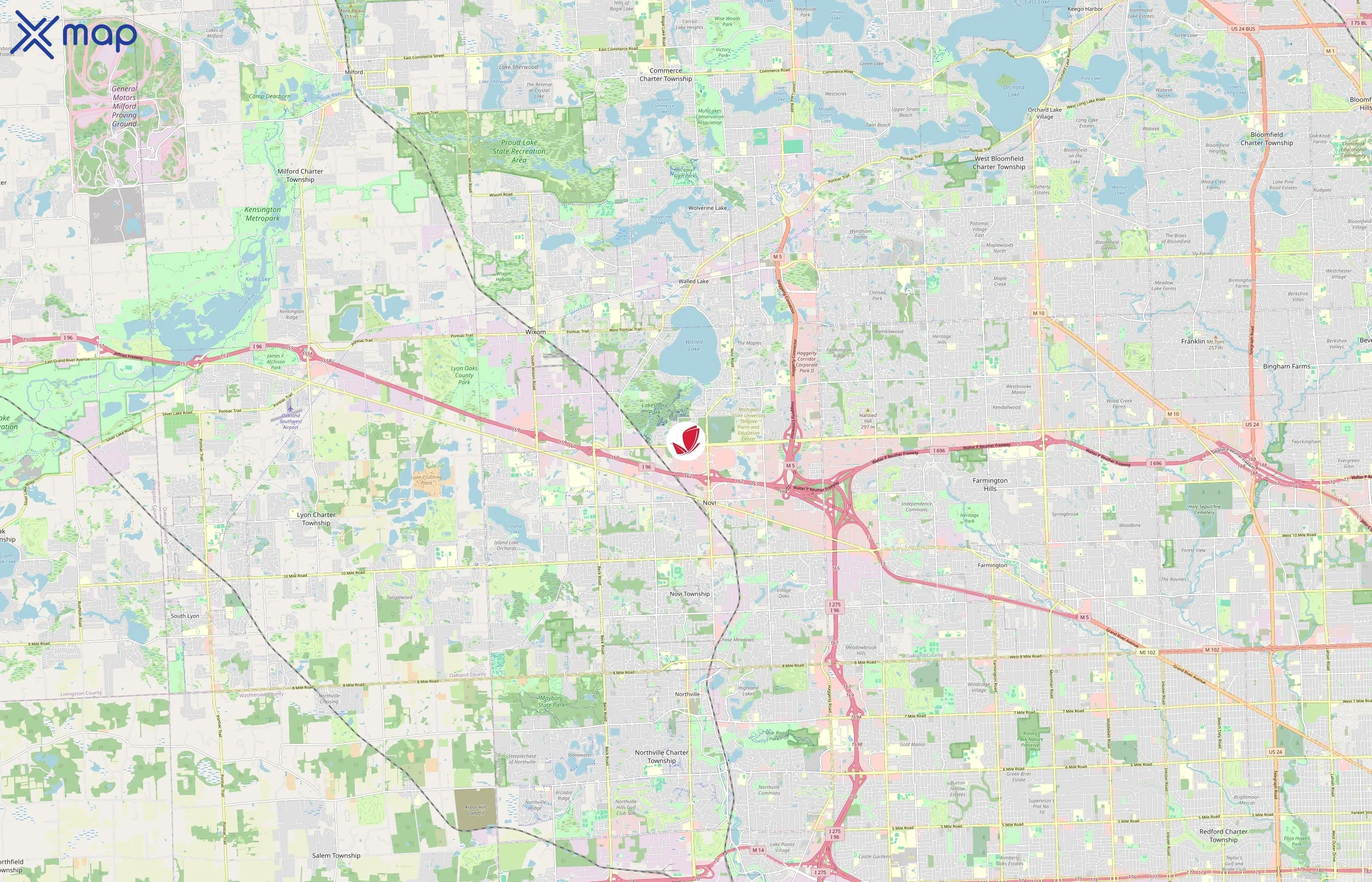 LightRx area coverage