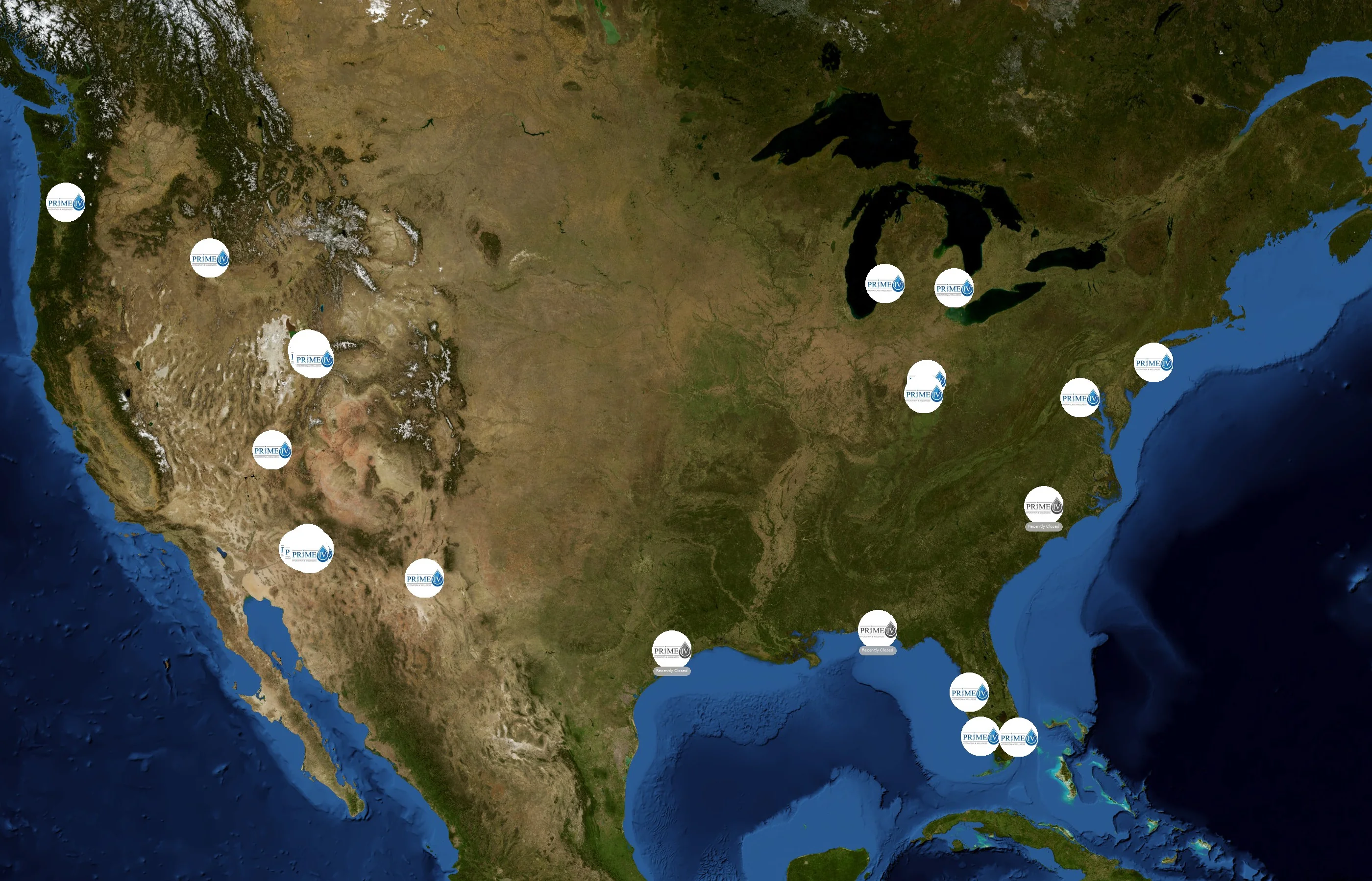 Prime IV Hydration & Wellness state distribution