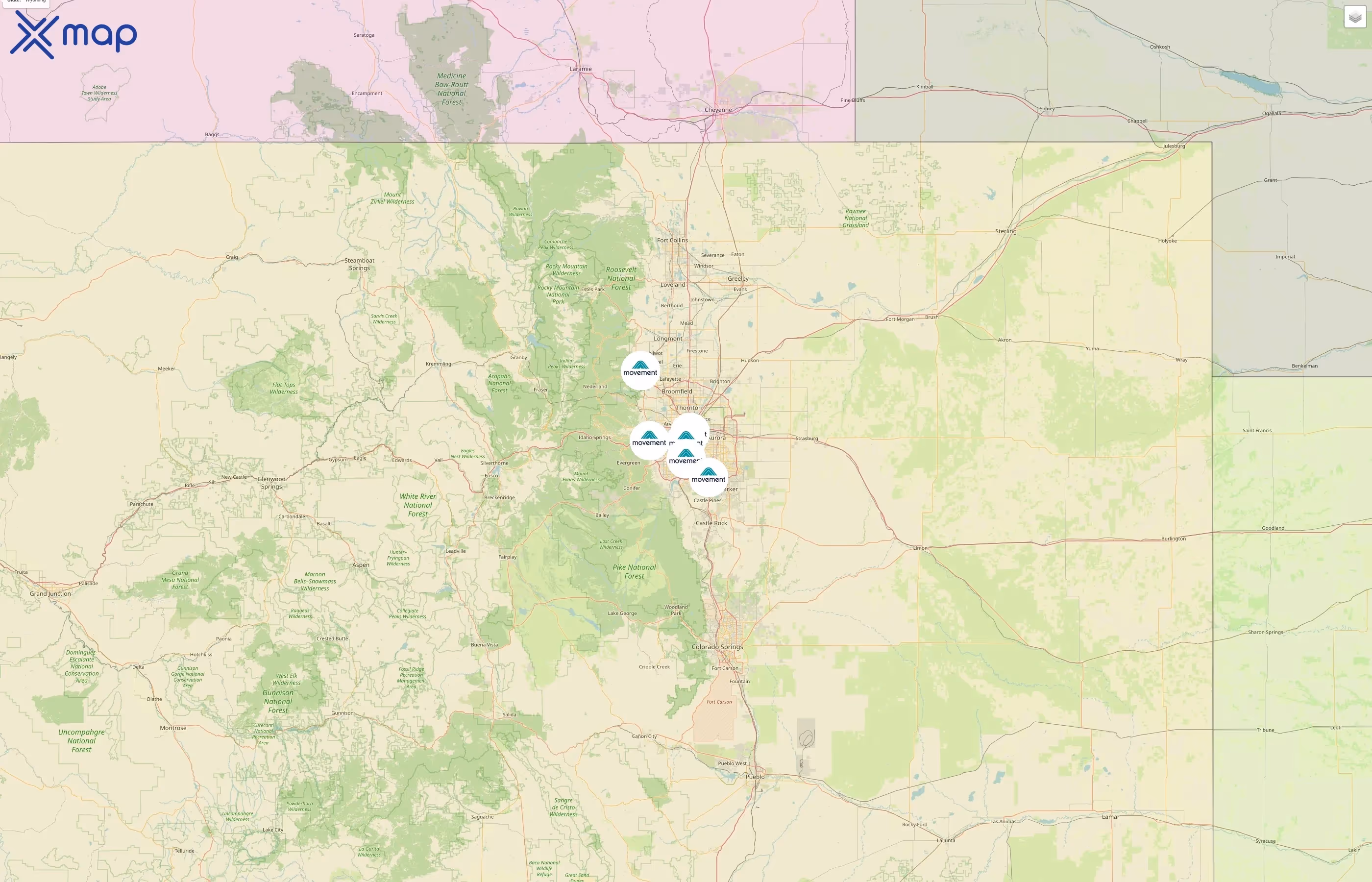 Movement street hotspots