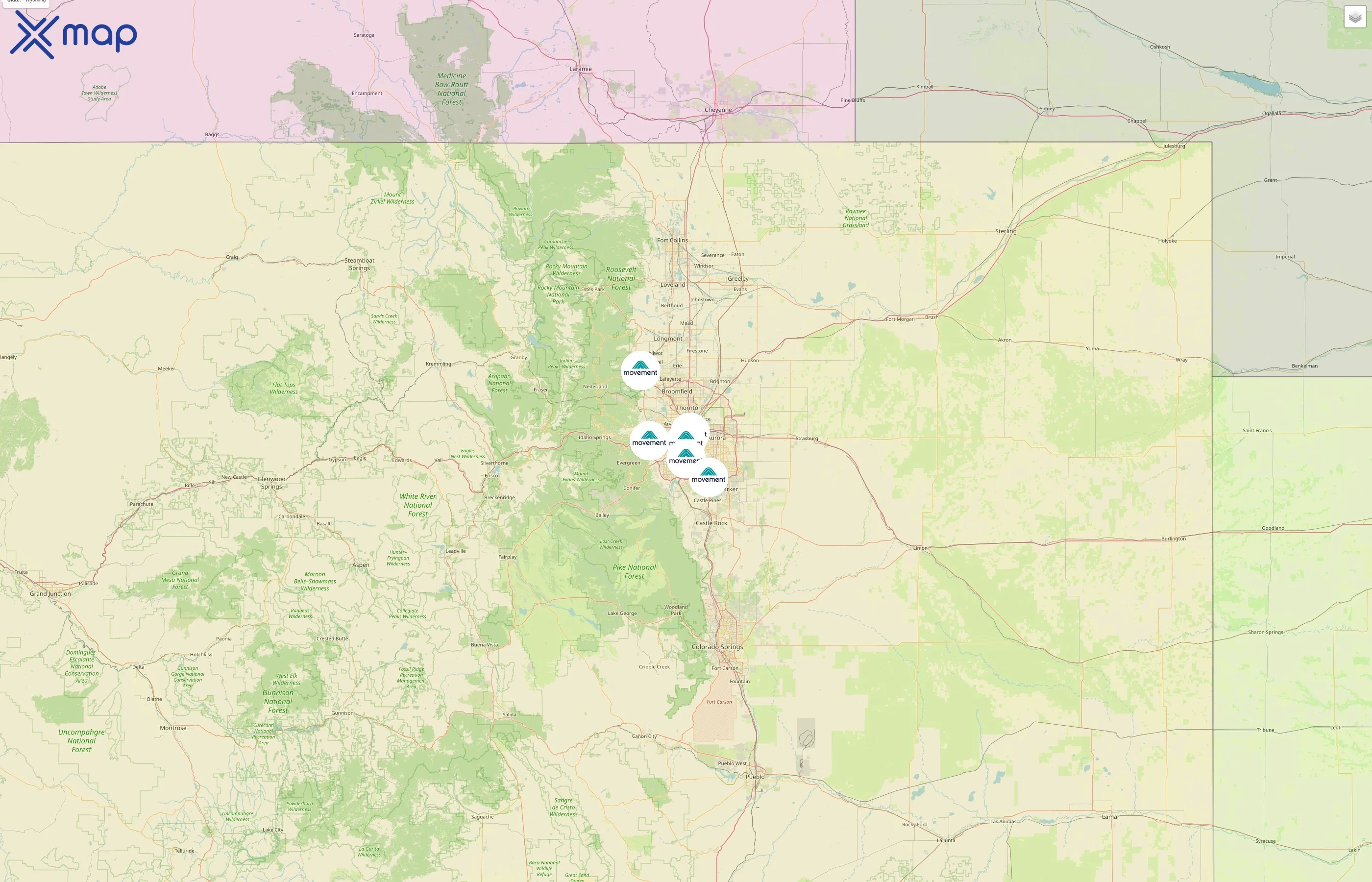 Movement street hotspots