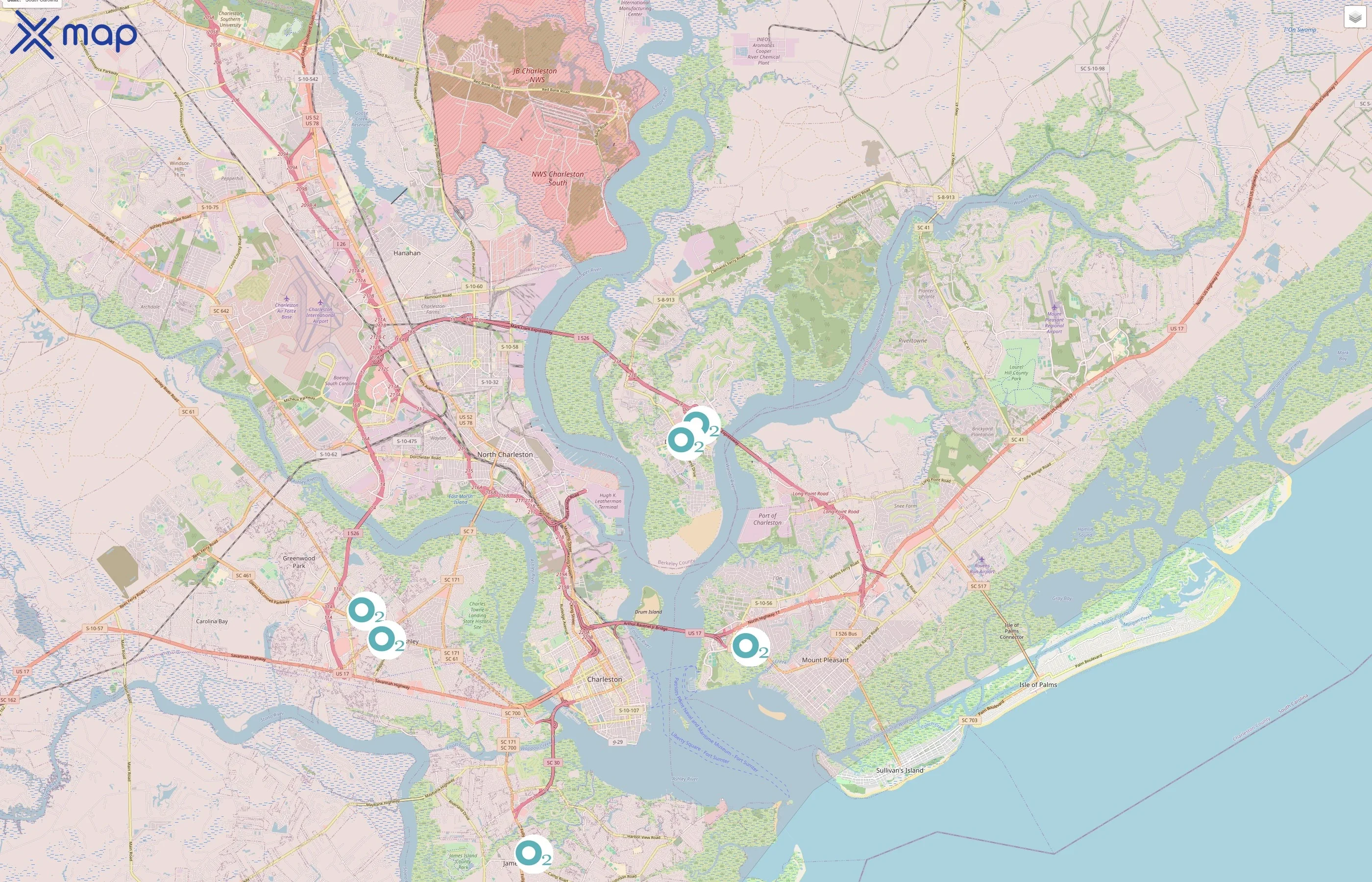 O2 Fitness traffic data
